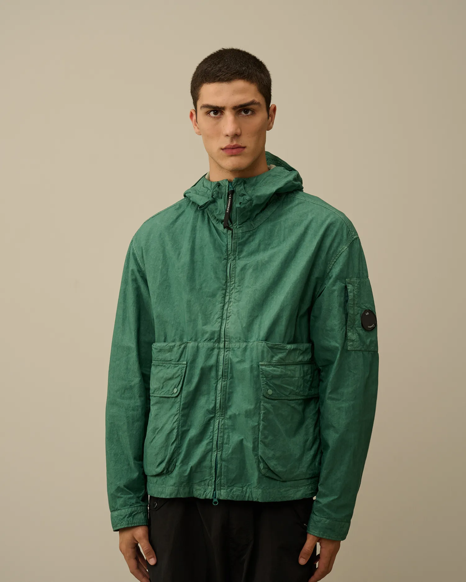 C.P. Company Giacche>Ba-Tic Light Jacket Frosty Spruce - Green