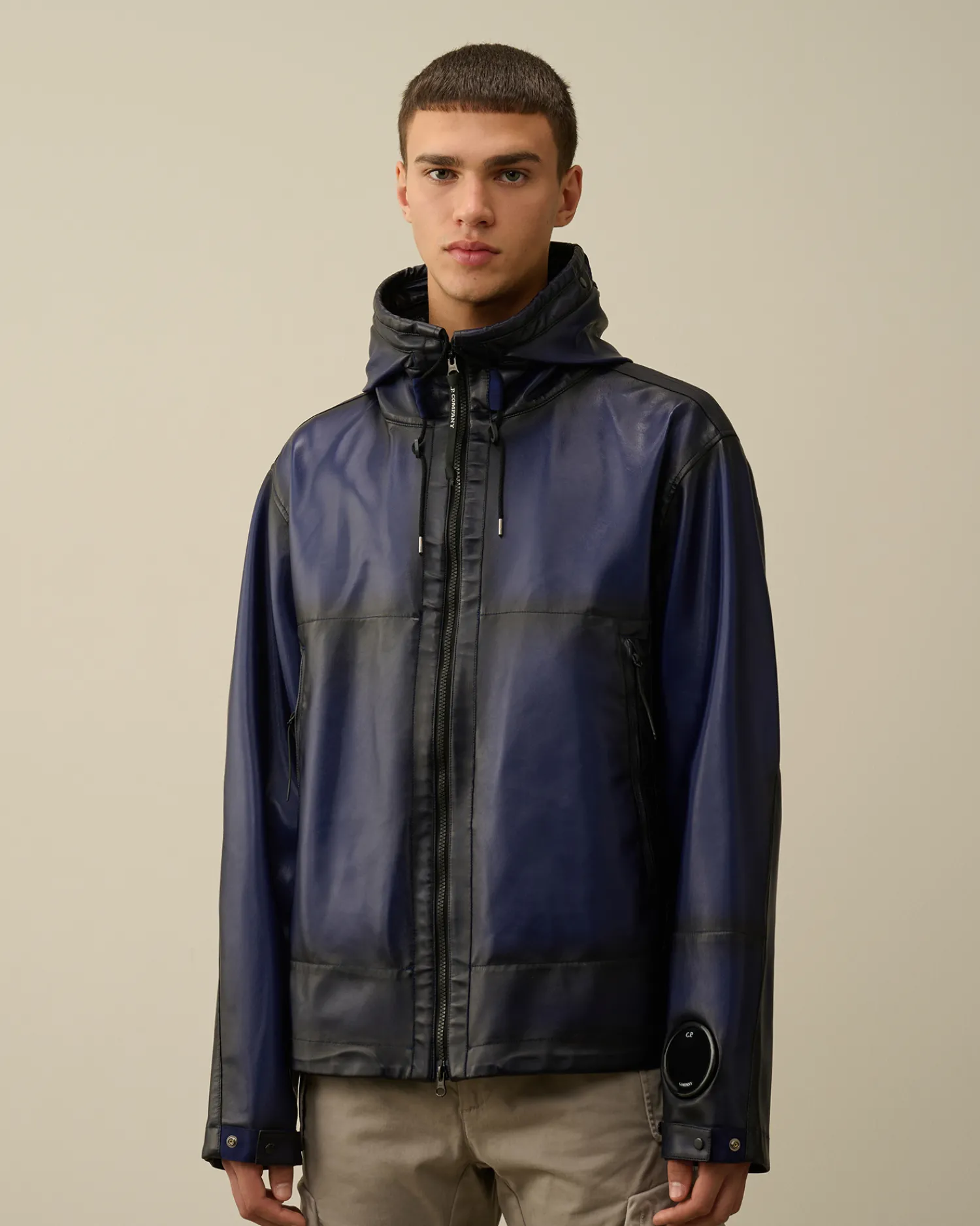 C.P. Company Giacche>Bi-Film Mille Jacket Estate Blue