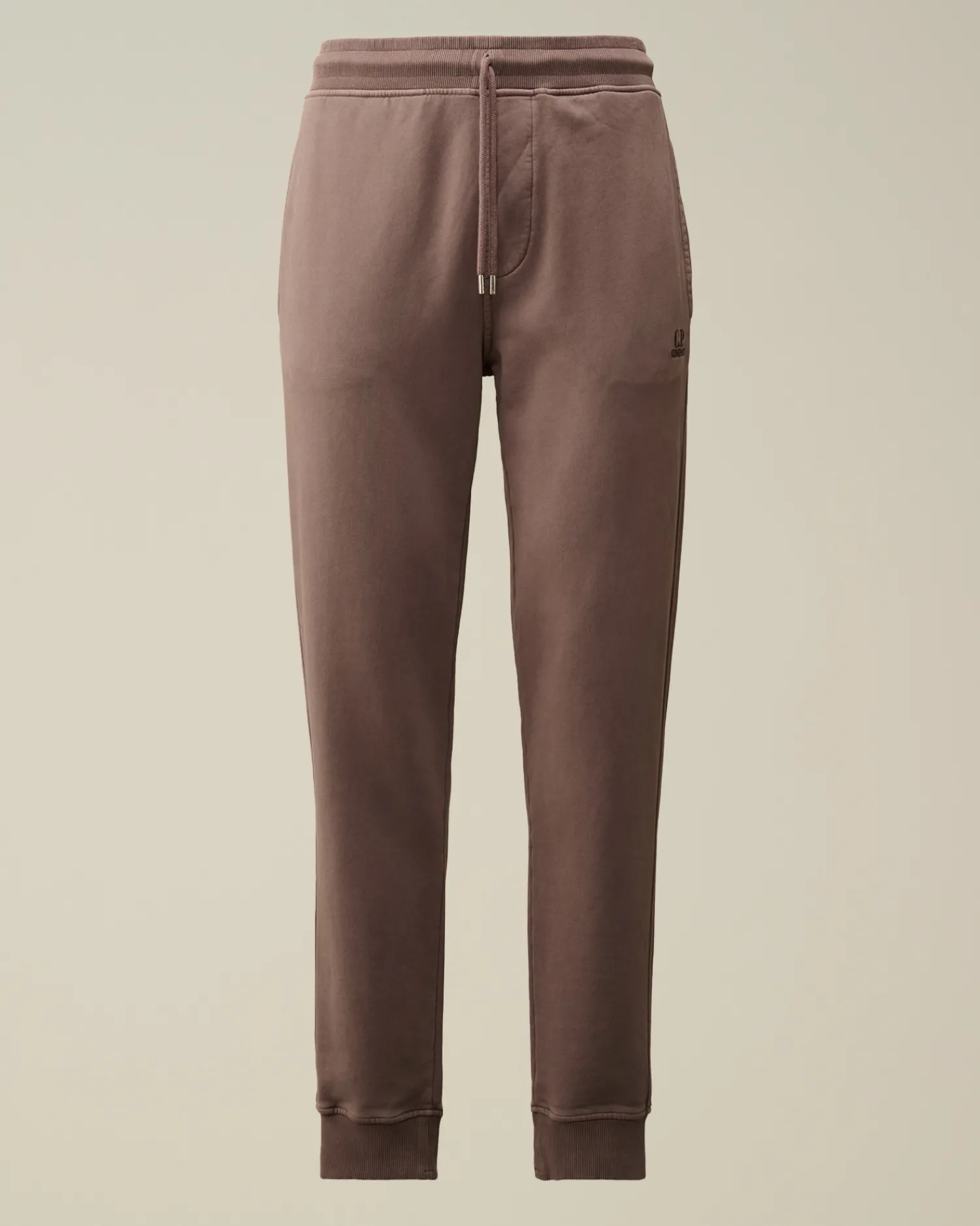 C.P. Company Tute & Shorts>Brushed and Emerized Diagonal Fleece Cargo Sweatpants Purple Dove