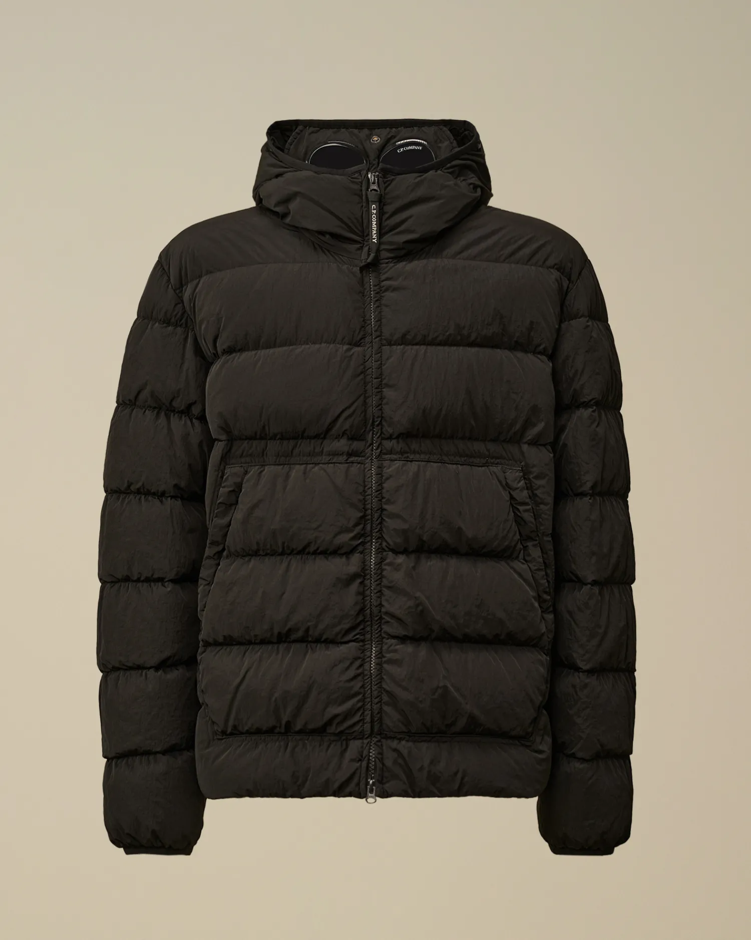 C.P. Company Giacche>Chrome-R Goggle Down Jacket Black