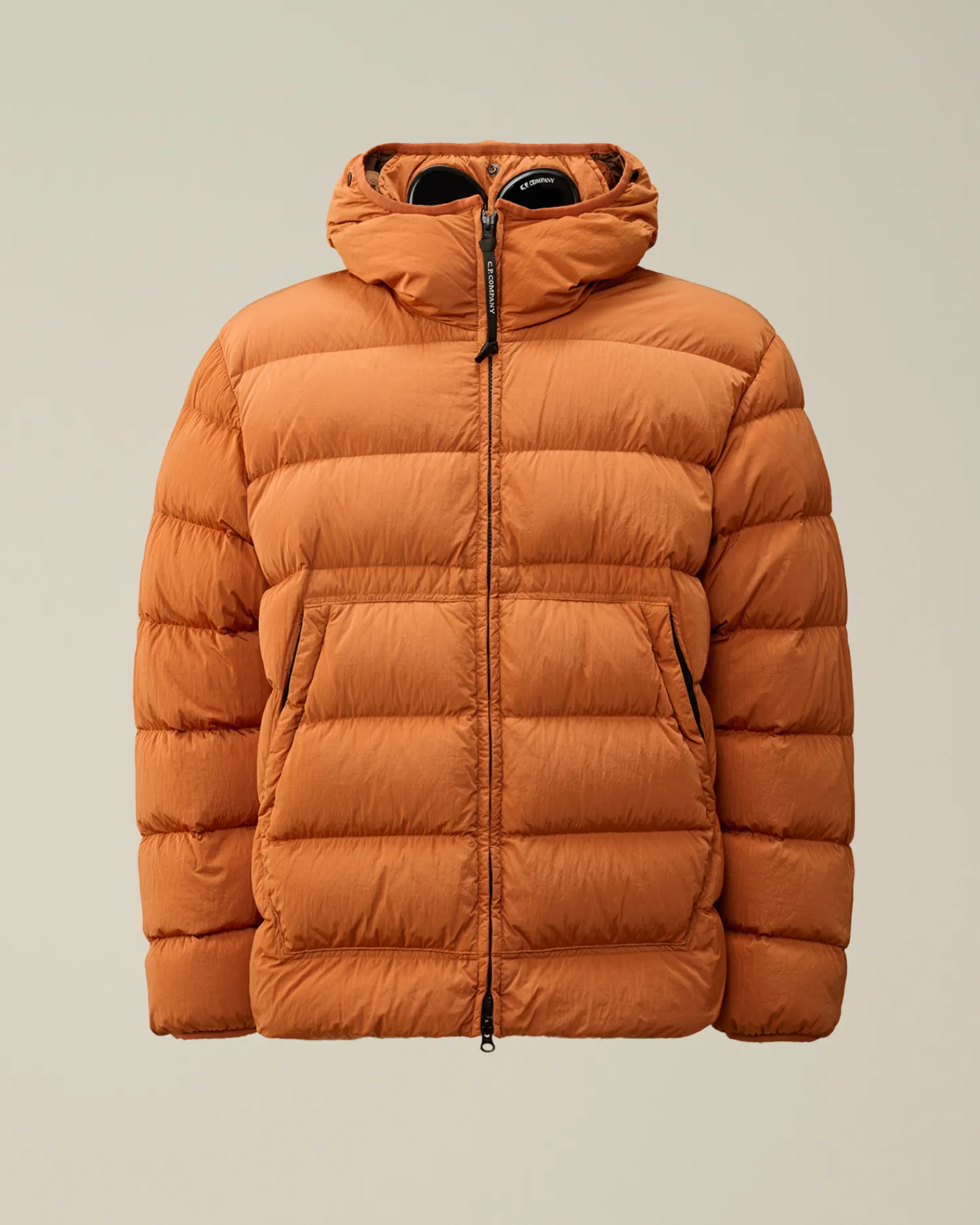 C.P. Company Giacche>Chrome-R Goggle Down Jacket Bombay Brown