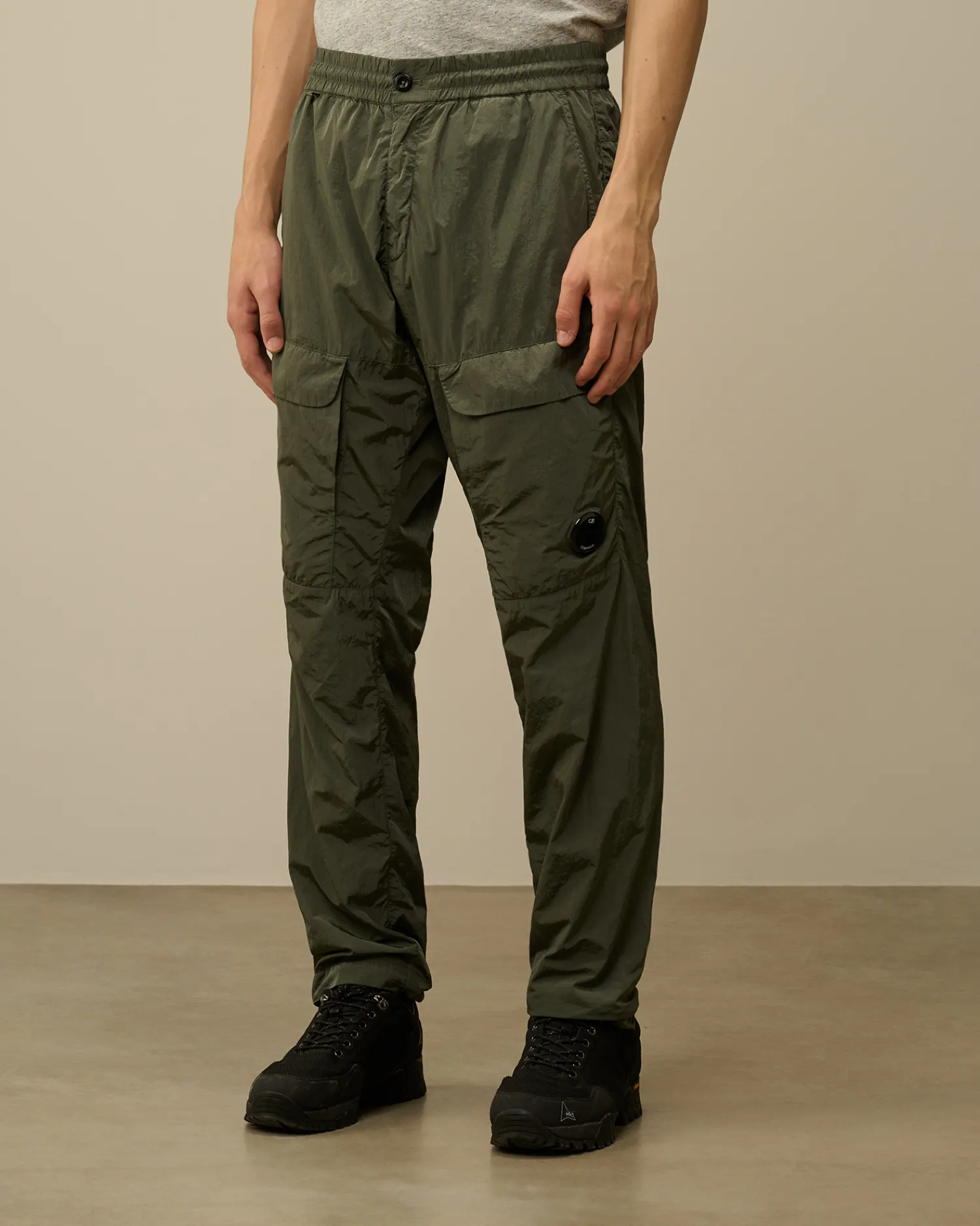 C.P. Company Pantaloni>Chrome-R Loose Cargo Pants Grape Leaf – Green