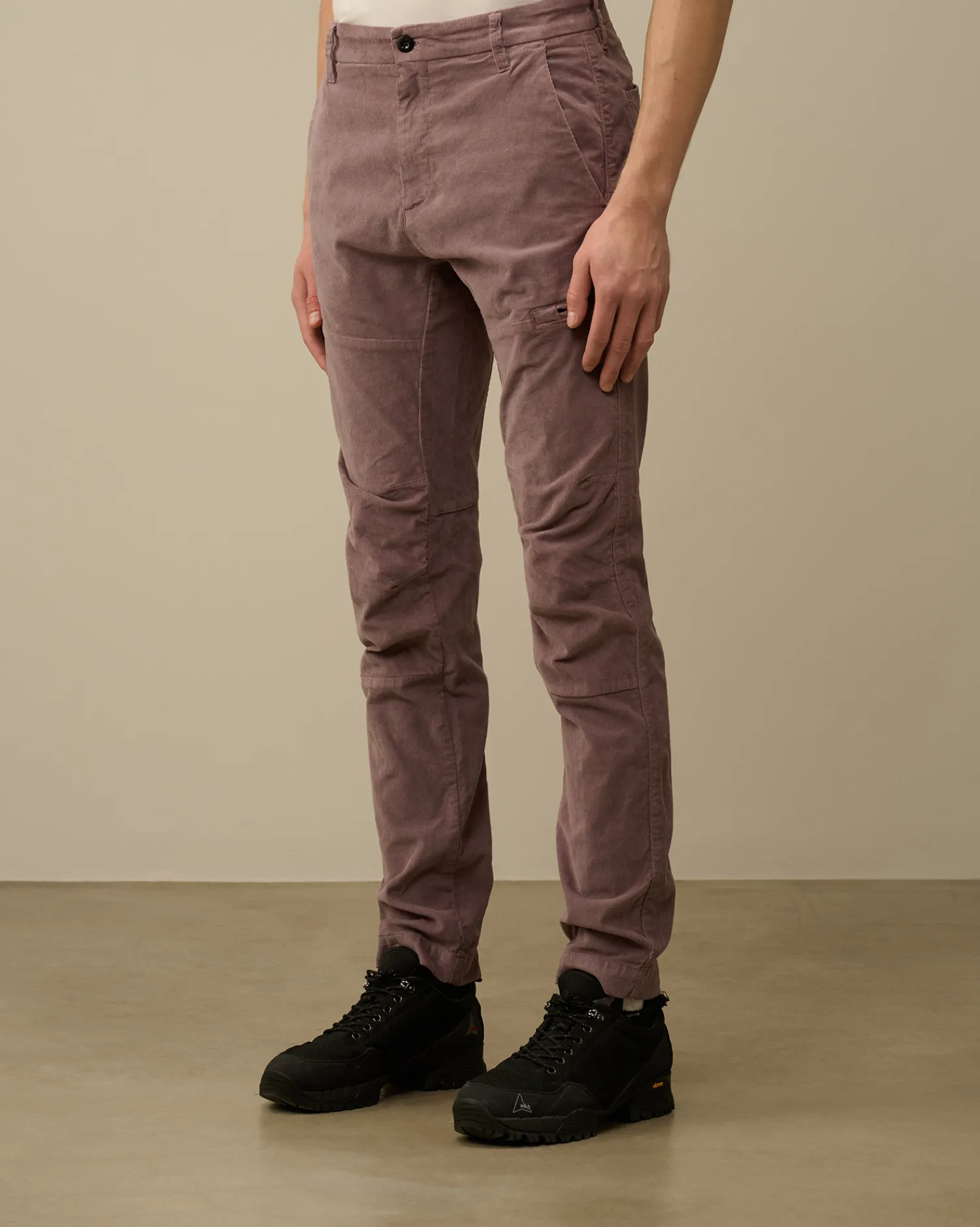 C.P. Company Pantaloni>Corduroy Ergonomic Pants Purple Dove