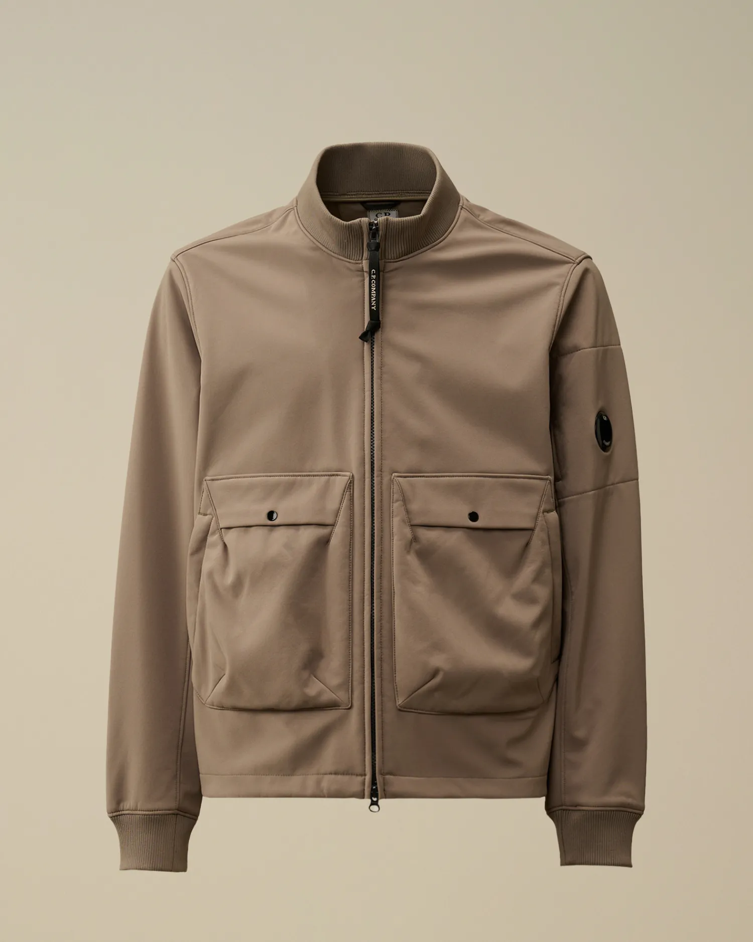 C.P. Company Giacche>C.P. Shell-R Bomber Jacket Walnut – Beige