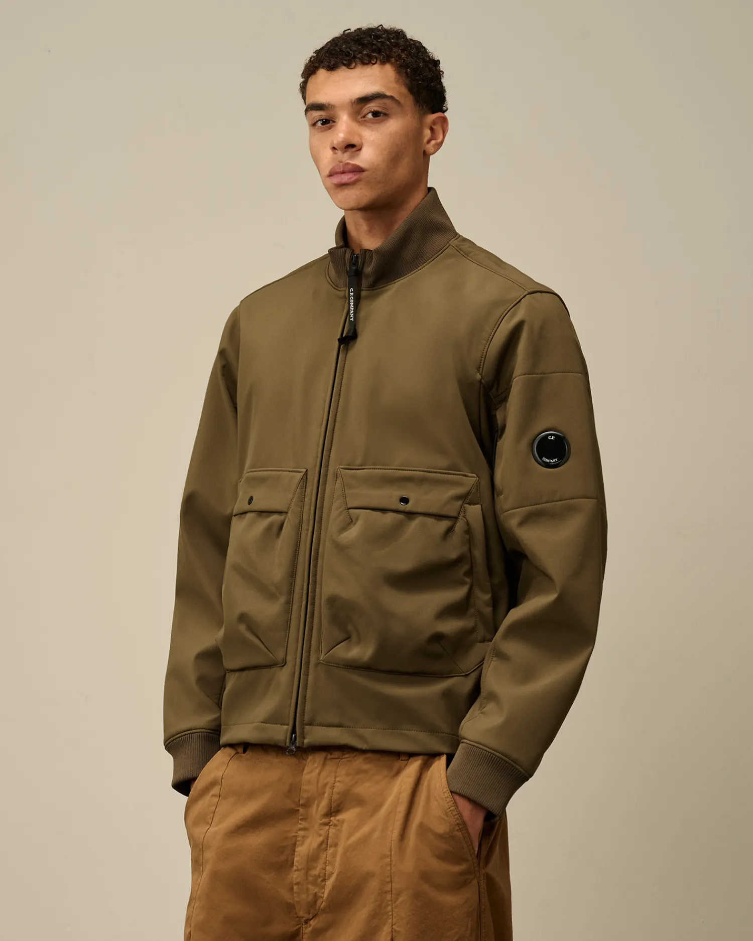 C.P. Company Giacche>C.P. Shell-R Bomber Jacket Ivy Green