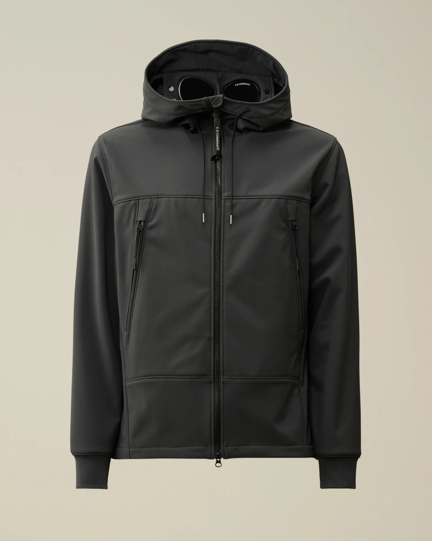 C.P. Company Giacche>C.P. Shell-R Goggle Jacket Black Sand