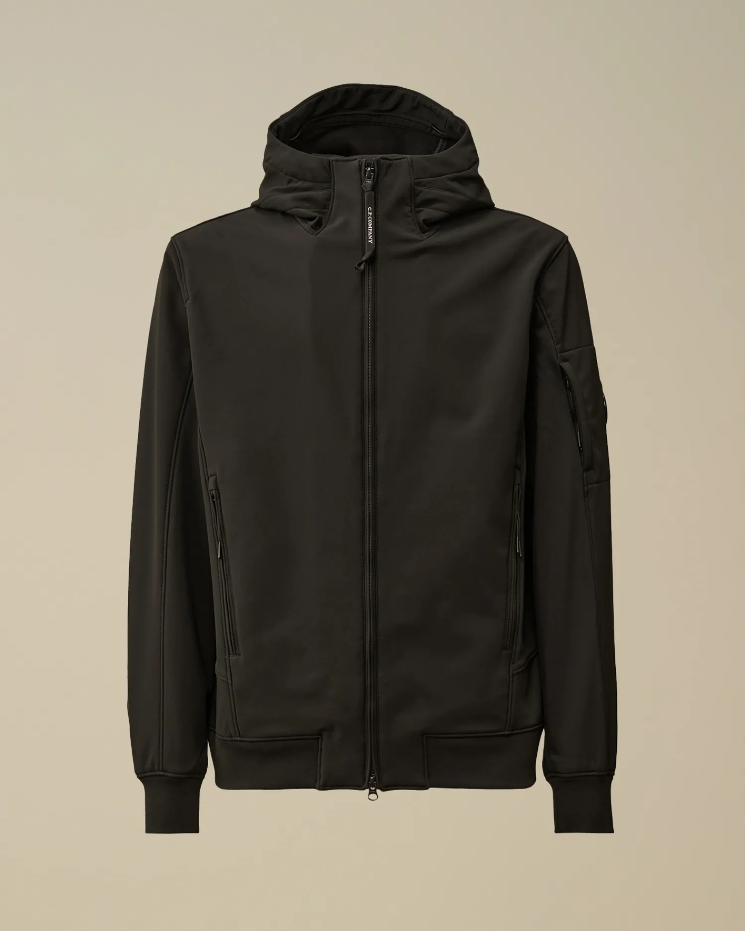 C.P. Company Giacche>C.P. Shell-R Hooded Jacket Black