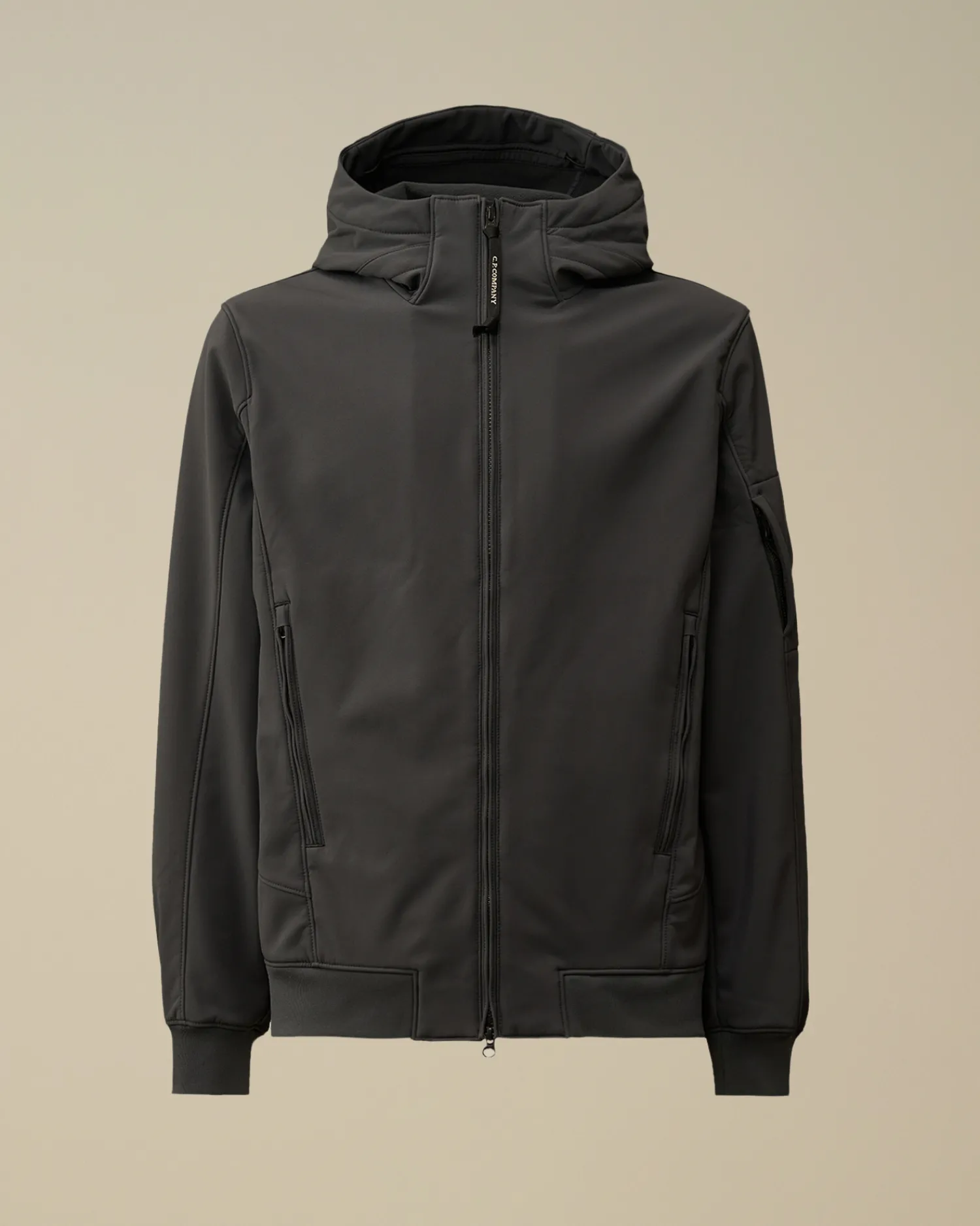 C.P. Company Giacche>C.P. Shell-R Hooded Jacket Black Sand