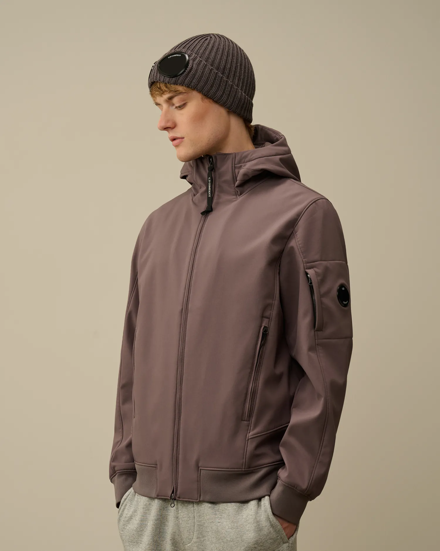 C.P. Company Giacche>C.P. Shell-R Hooded Jacket Boulevard – Violet