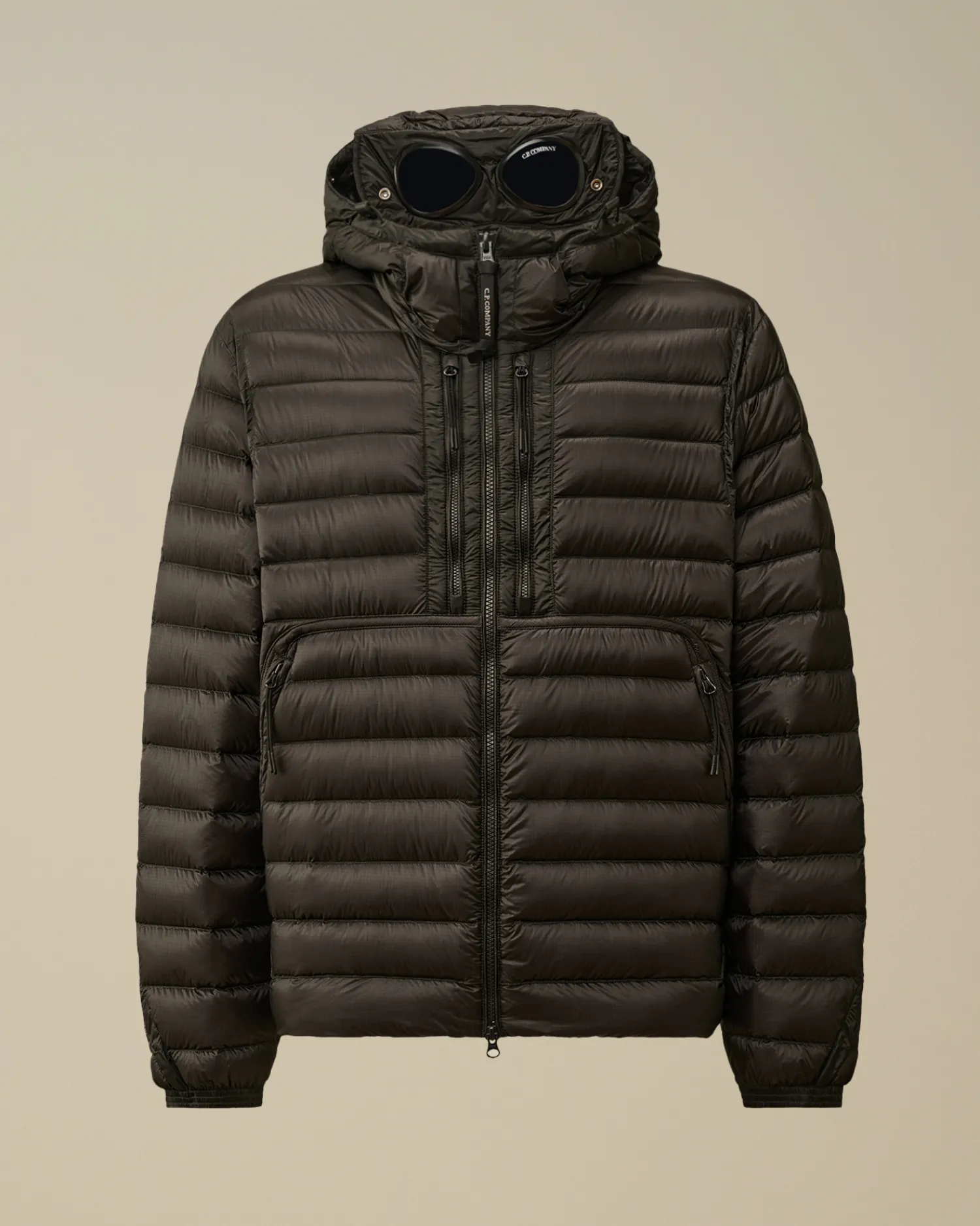 C.P. Company Giacche>D.D. Shell Goggle Down Jacket Black