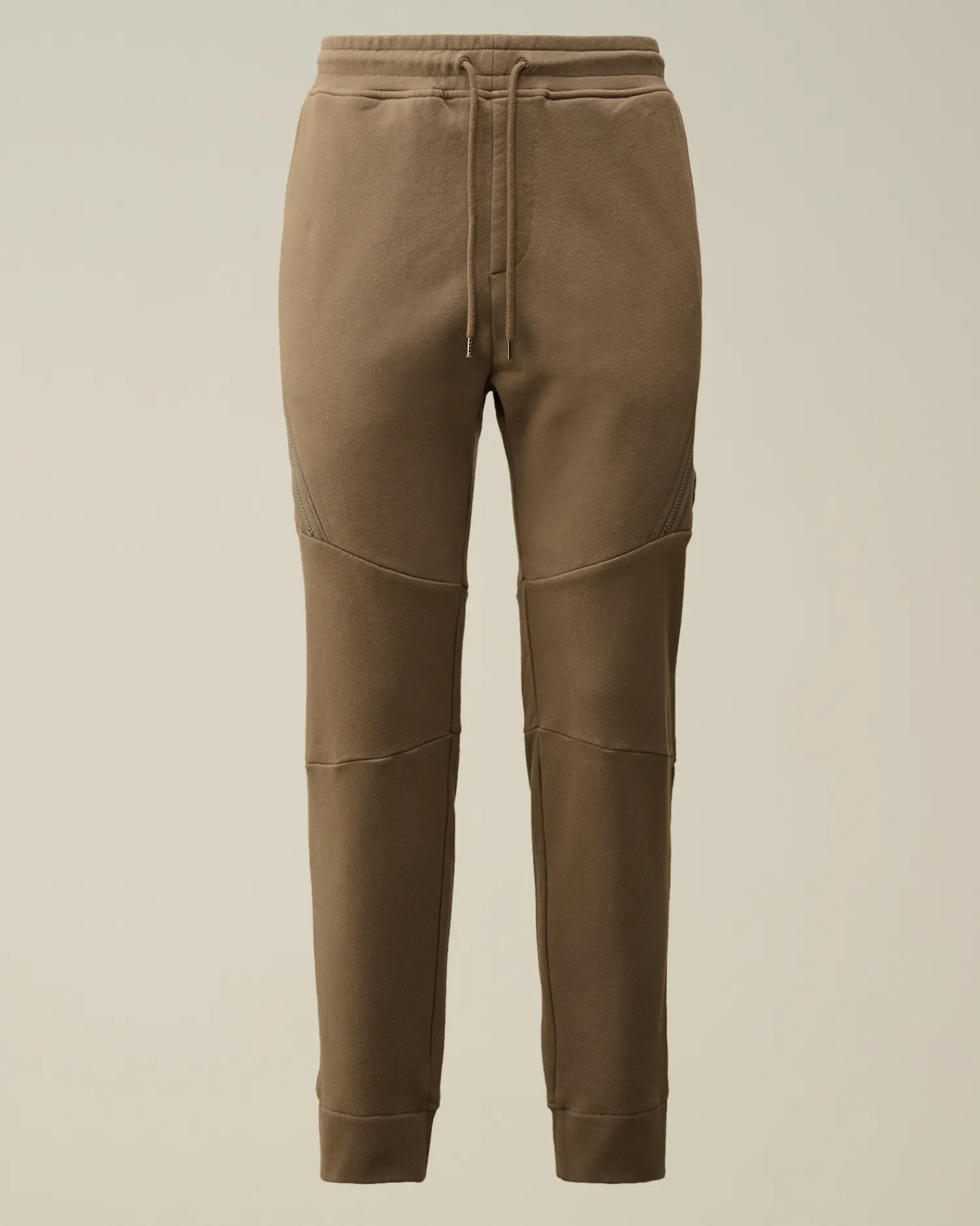 C.P. Company Tute & Shorts>Diagonal Raised Fleece Lens Sweatpants Walnut – Beige