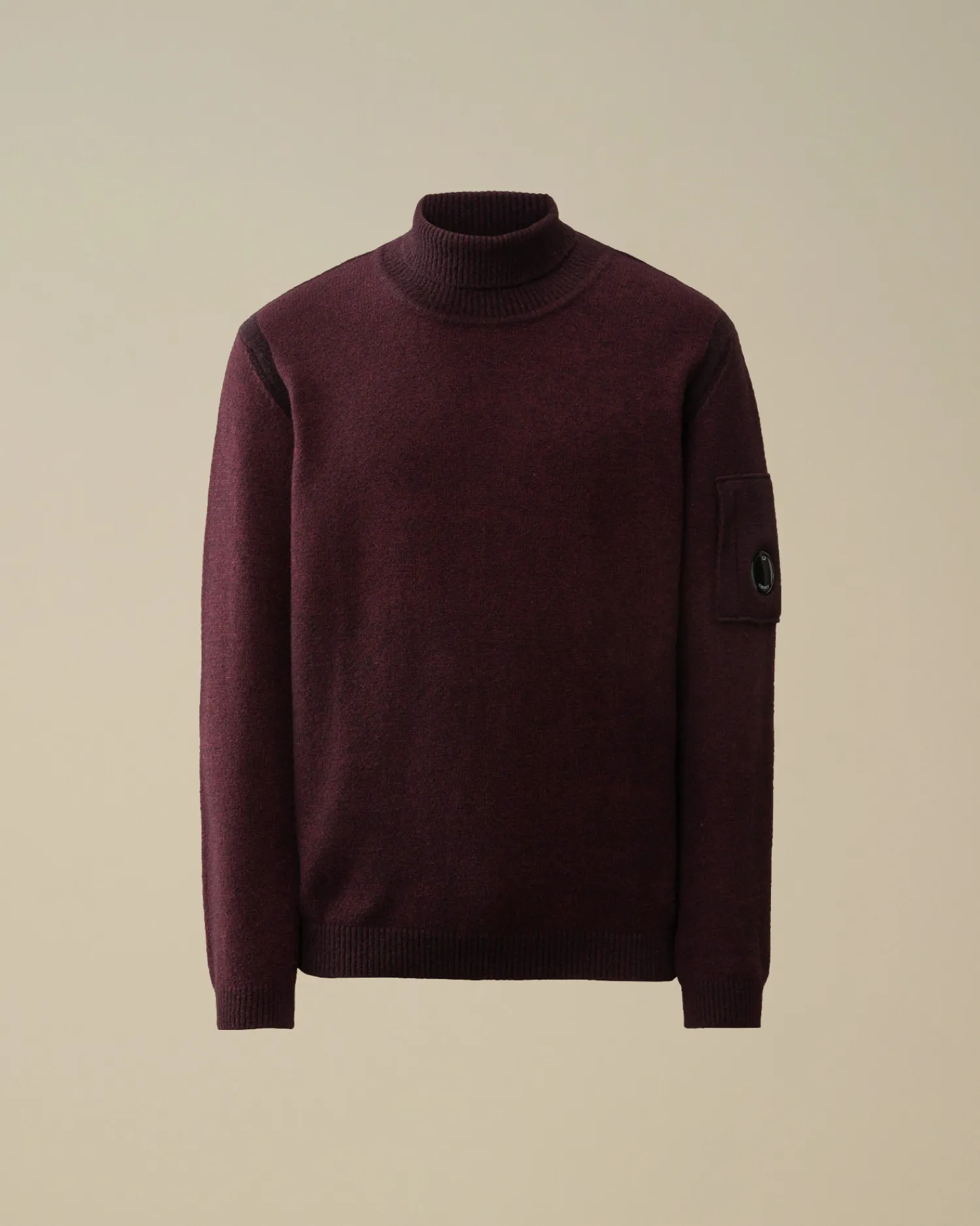 C.P. Company Maglieria>Fleece Knit Turtleneck Knit Potent Purple