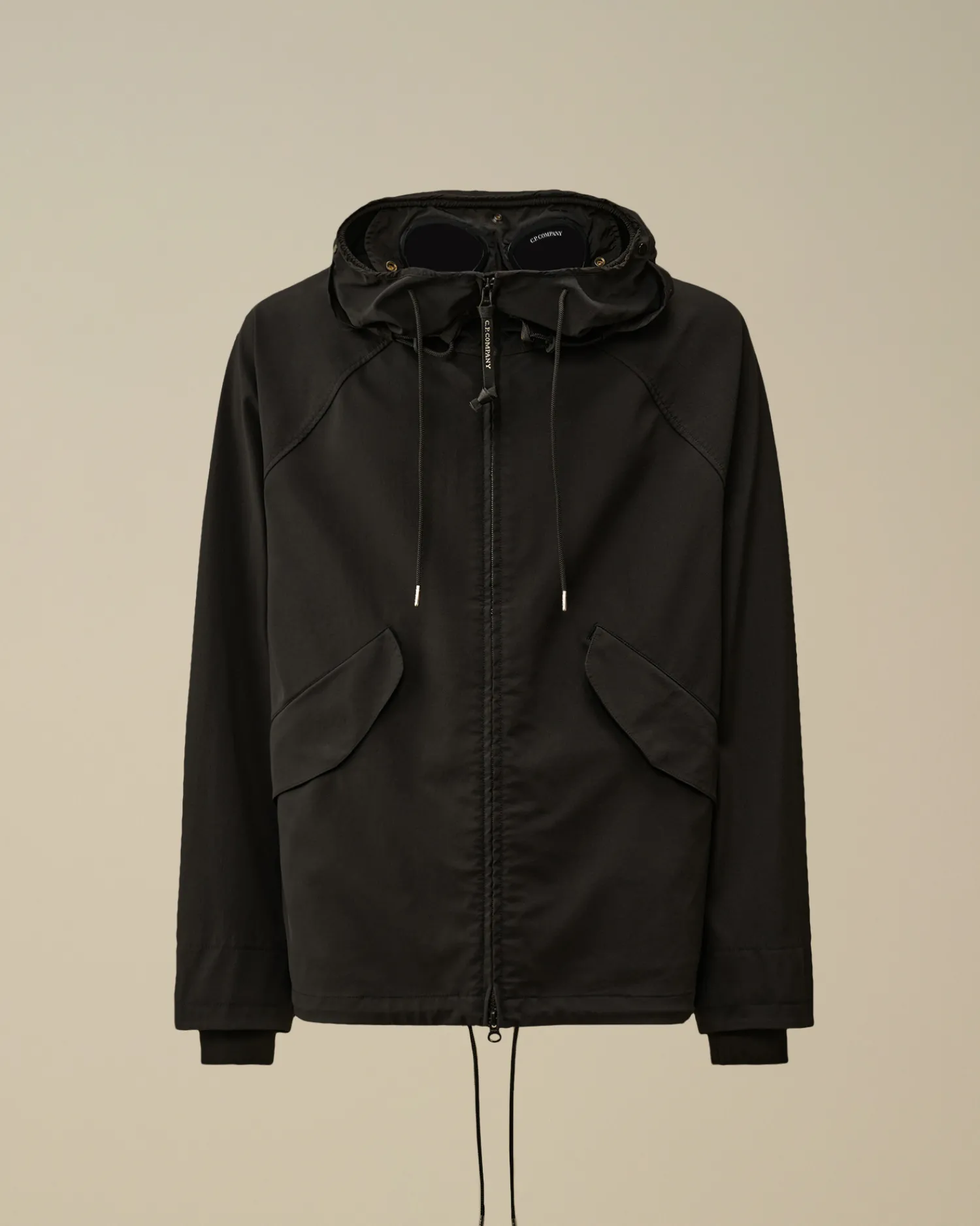 C.P. Company Giacche>GD Shell Mixed Goggle Hooded Jacket Black