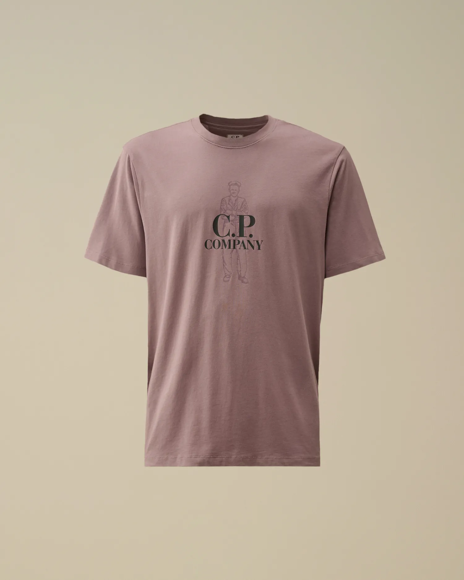 C.P. Company T-shirts & Polo>30/1 Jersey British Sailor T-Shirt Purple Dove