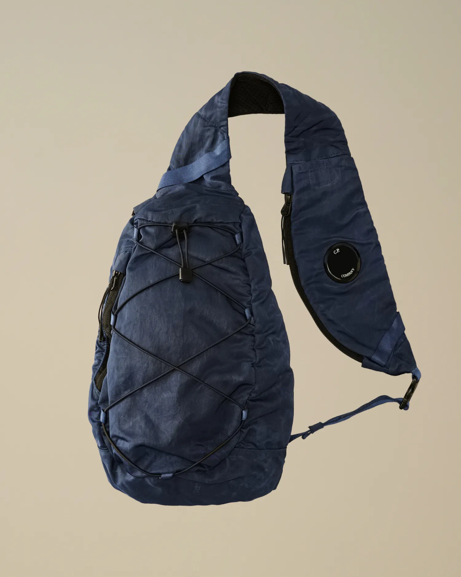 C.P. Company Abbigliamento 10-14 Anni | Abbigliamento 4-8 Anni>Kids Nylon B Crossbody Rucksack Estate Blue