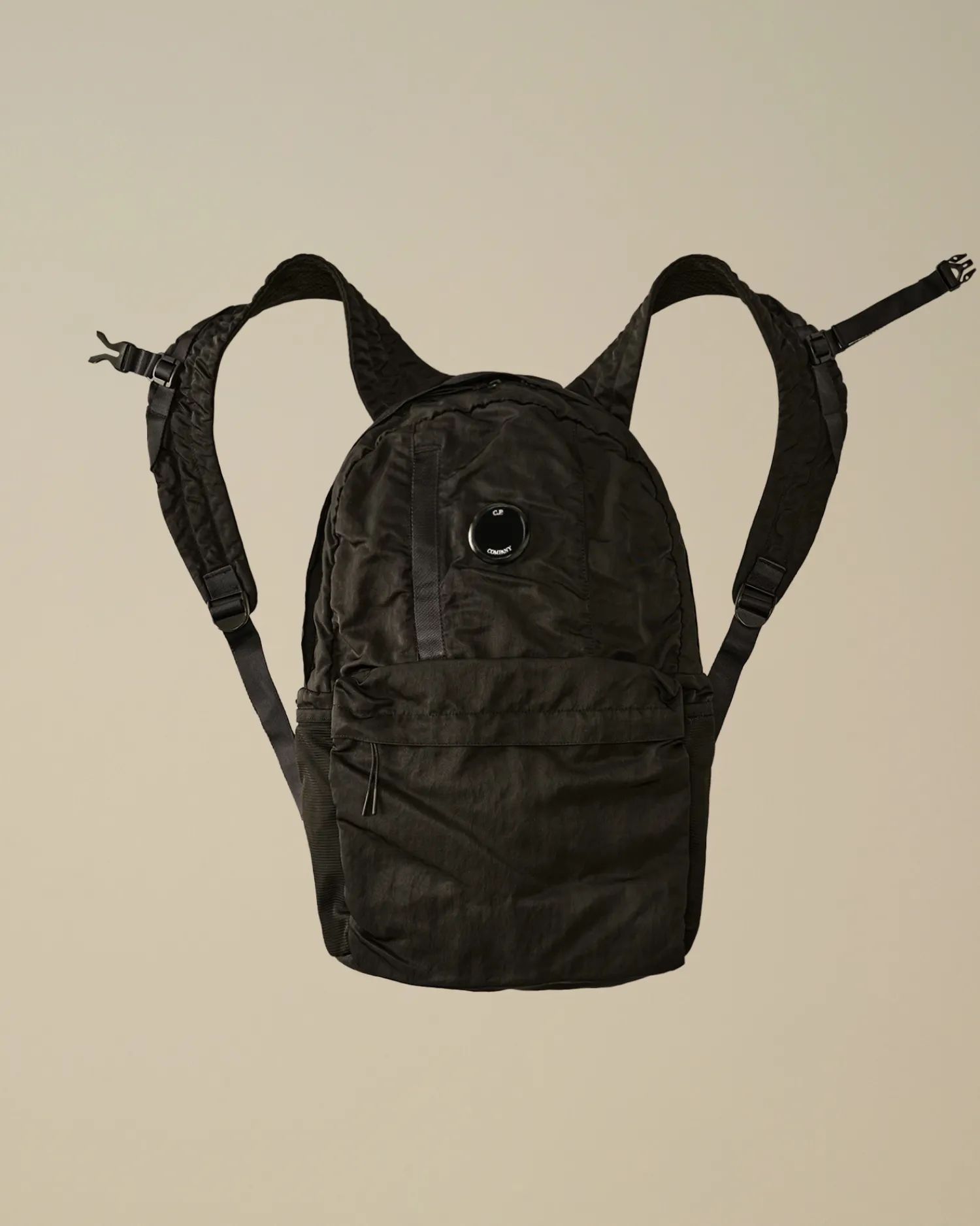 C.P. Company Abbigliamento 10-14 Anni | Abbigliamento 4-8 Anni>Kids Nylon B Lens Backpack Black