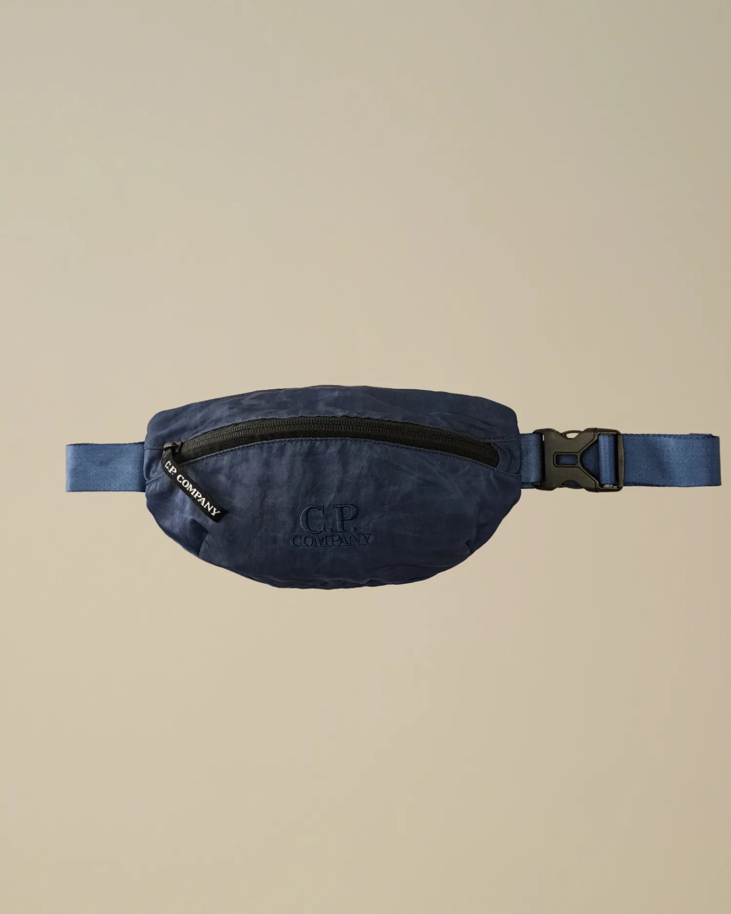 C.P. Company Abbigliamento 10-14 Anni | Abbigliamento 4-8 Anni>Kids Nylon B Logo Zipped Waistbag Estate Blue