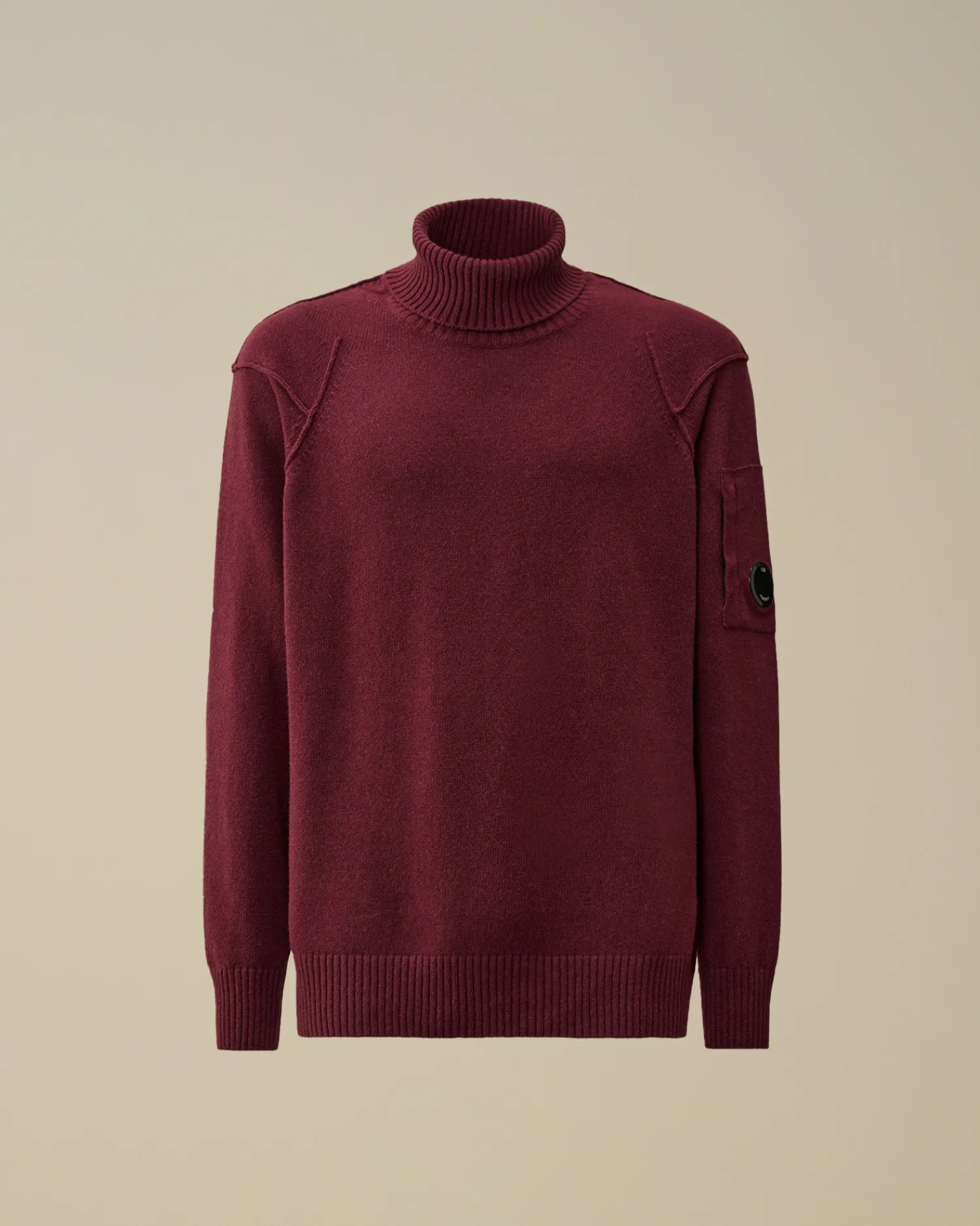 C.P. Company Maglieria>Lambswool GRS Turtleneck Knit Potent Purple