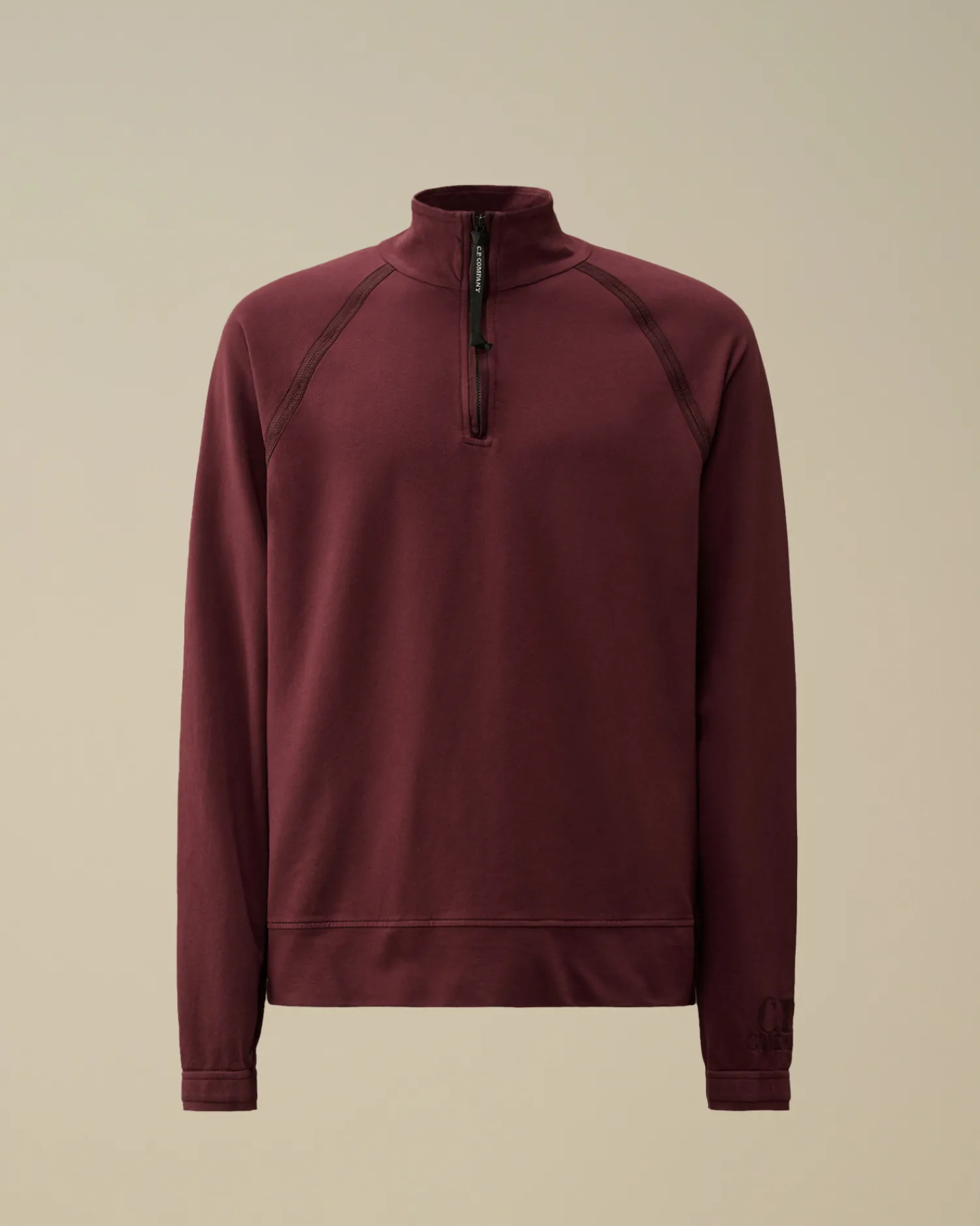 C.P. Company Felpe>Light Fleece Half Zipped Sweatshirt Potent Purple