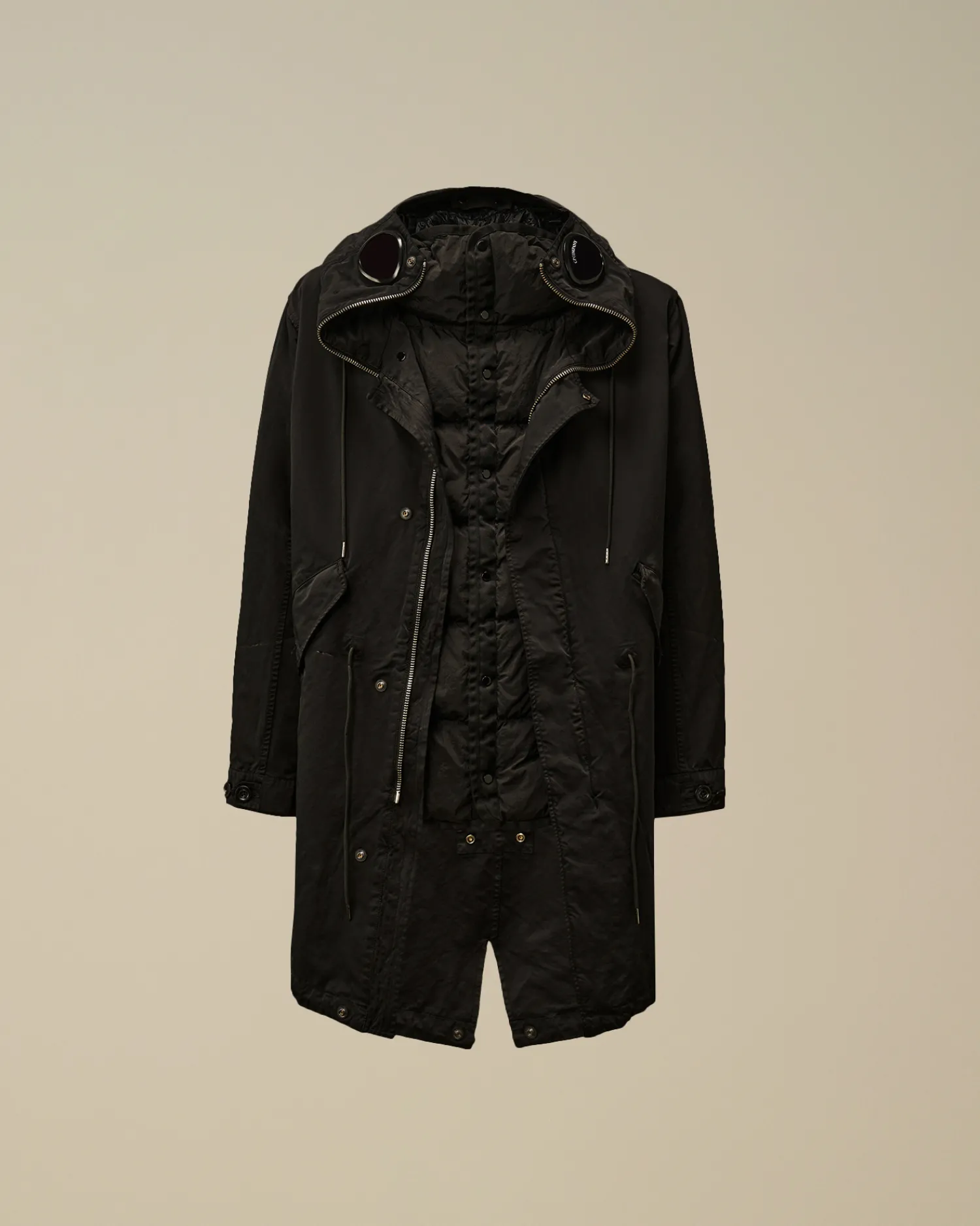 C.P. Company Giacche>Micro Kei Explorer Parka Black