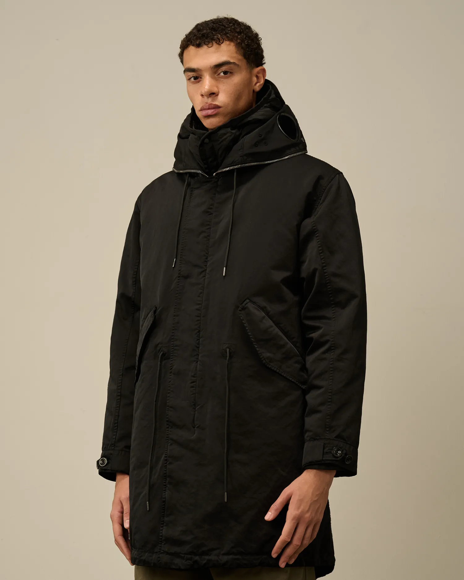 C.P. Company Giacche>Micro Kei Explorer Parka Black