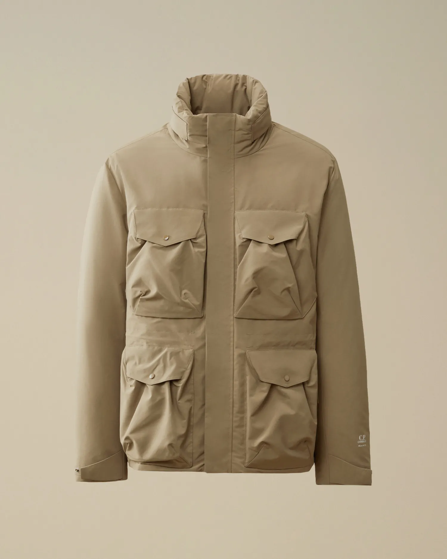 C.P. Company Giacche>Micro-M (R) Down Field Jacket Walnut – Beige