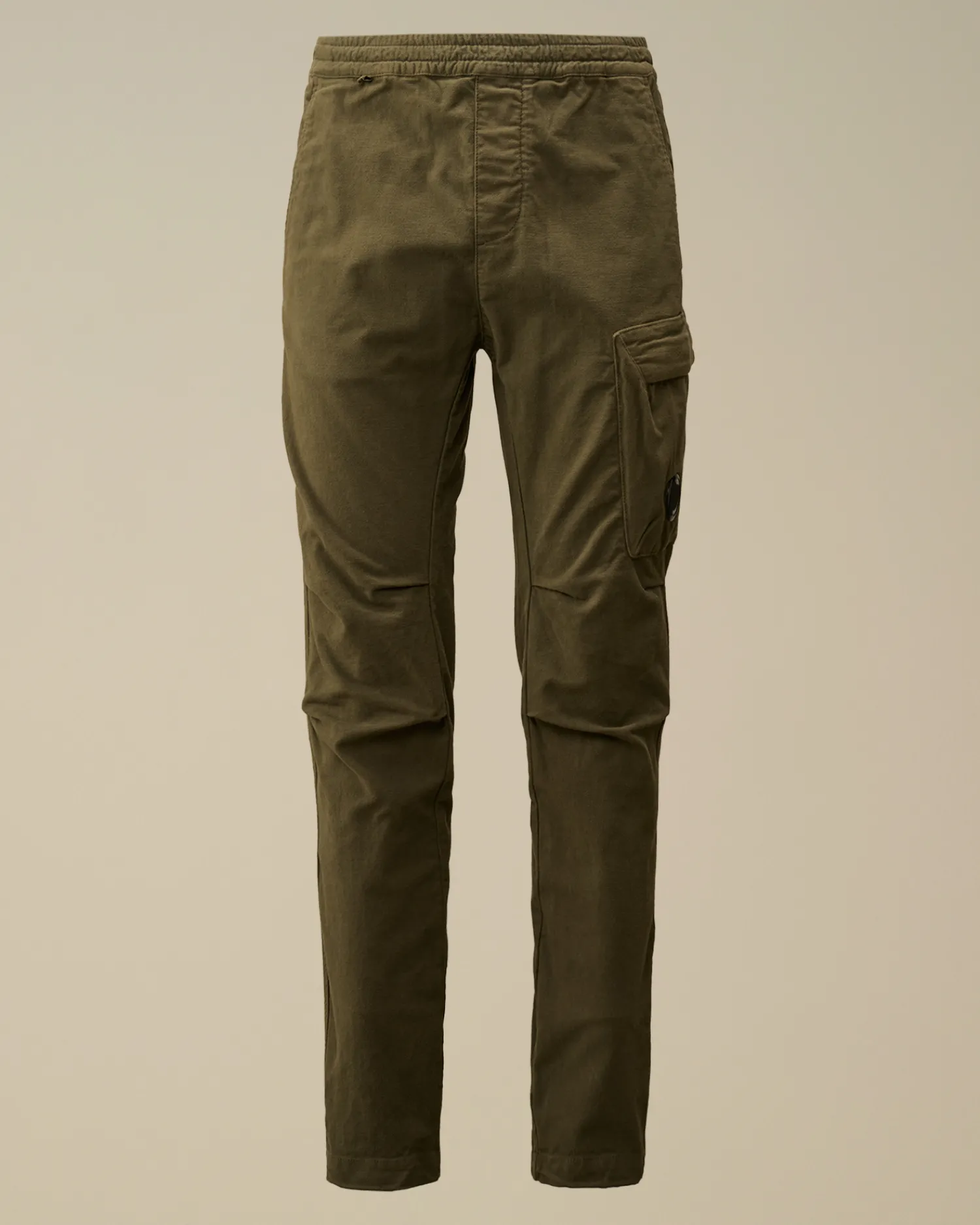 C.P. Company Pantaloni>Moleskin Stretch Regular Cargo Pants Grape Leaf – Green