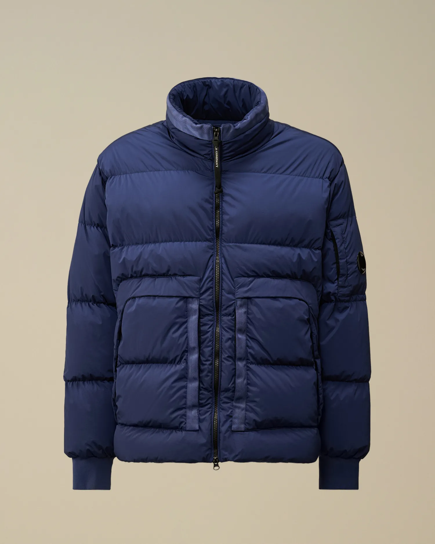 C.P. Company Giacche>Nycra-R Short Down Jacket Estate Blue