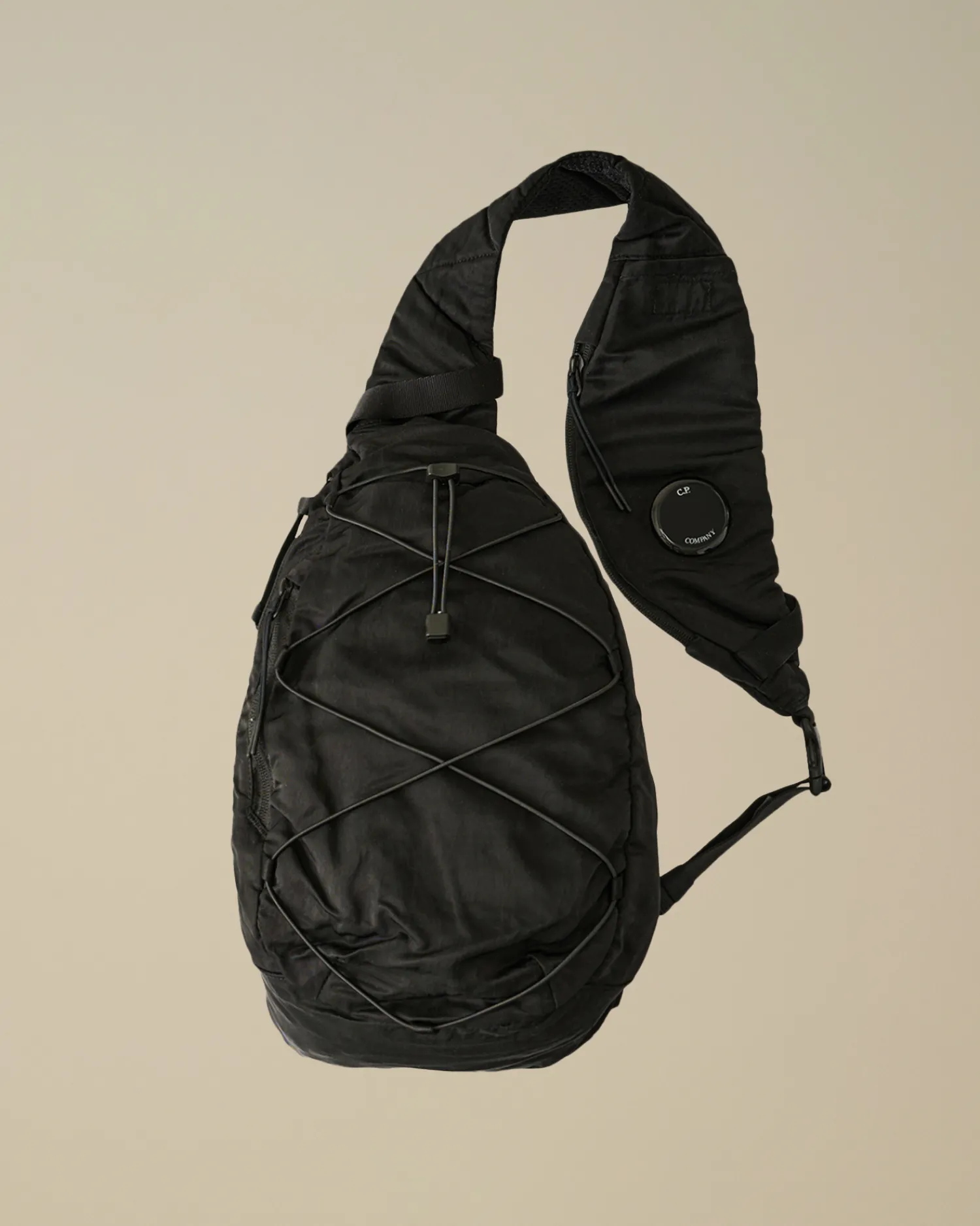 C.P. Company Zaini & Marsupi>Nylon B Crossbody Rucksack Black