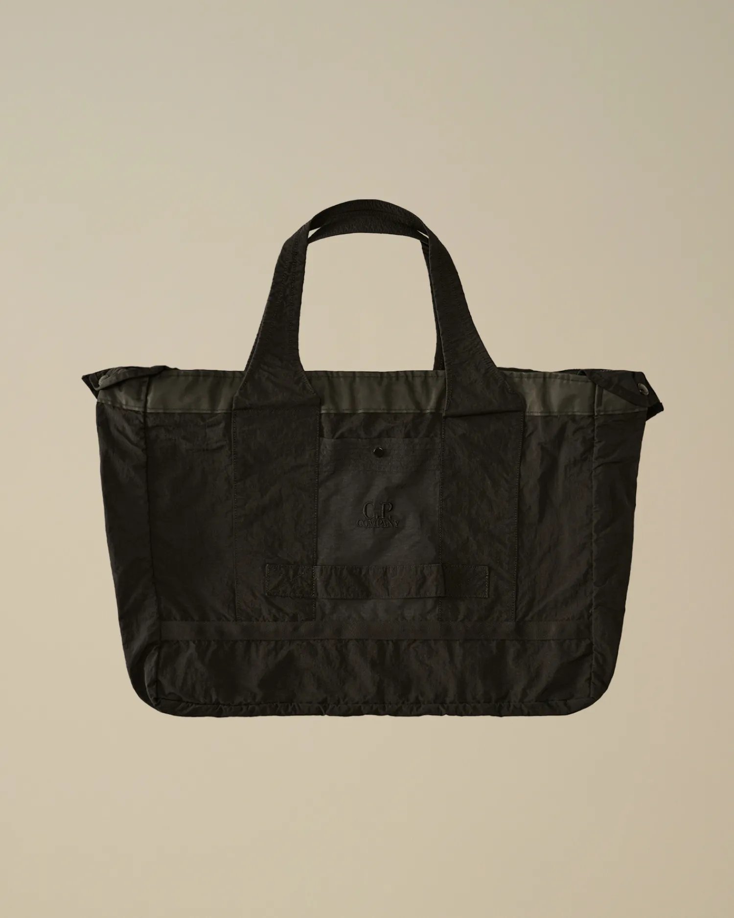 C.P. Company Zaini & Marsupi>Plain Paper Touch Duffel Bag Black