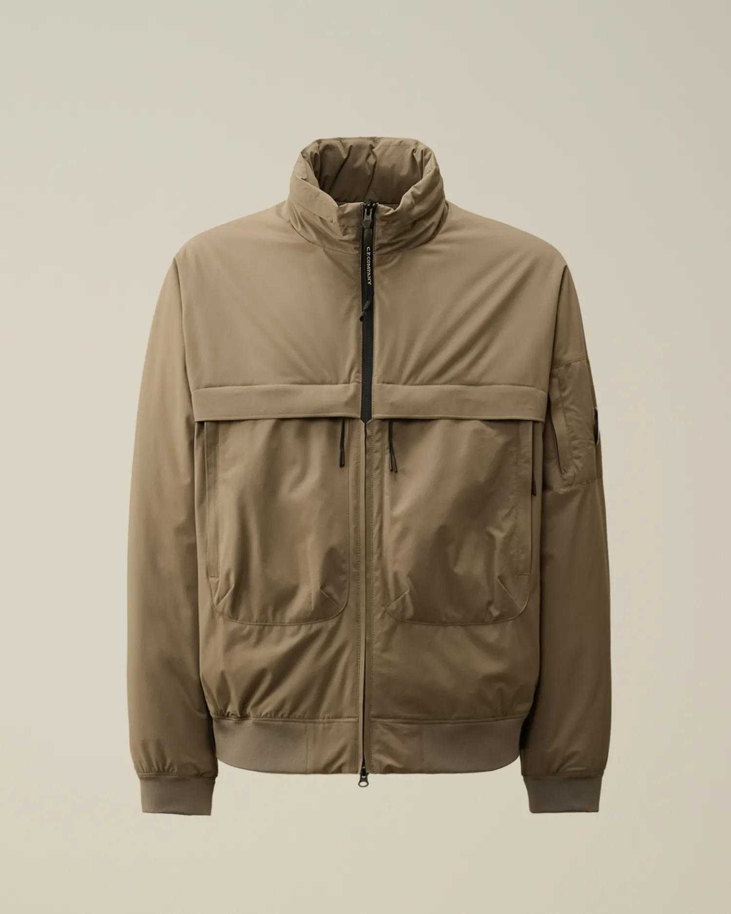 C.P. Company Giacche>Pro-Tek Bomber Padded Jacket Walnut – Beige