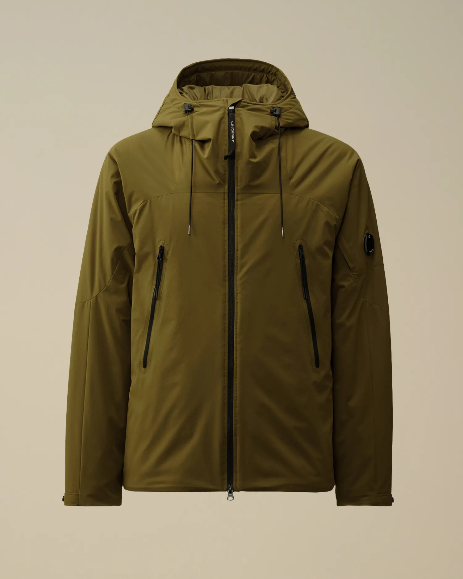 C.P. Company Giacche>Pro-Tek Hooded Padded Jacket Ivy Green