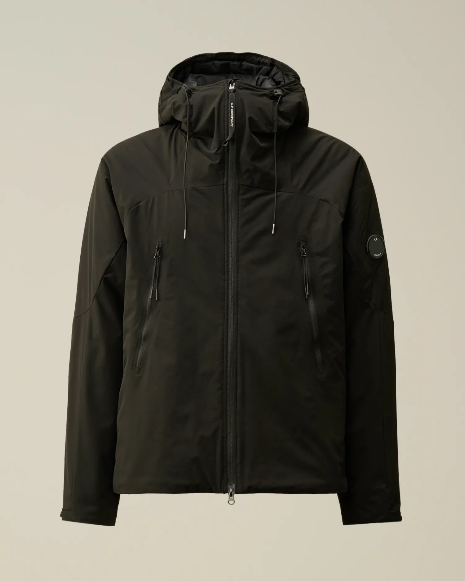 C.P. Company Giacche>Pro-Tek Hooded Padded Jacket Black