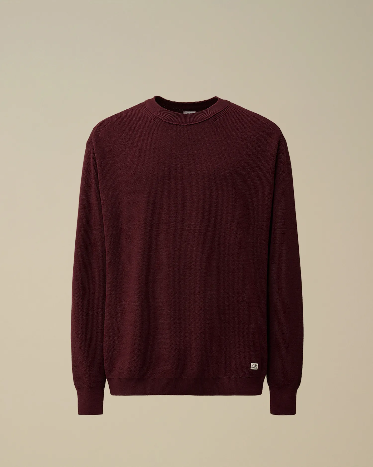 C.P. Company Maglieria>Re-Wool Crewneck Knit Potent Purple