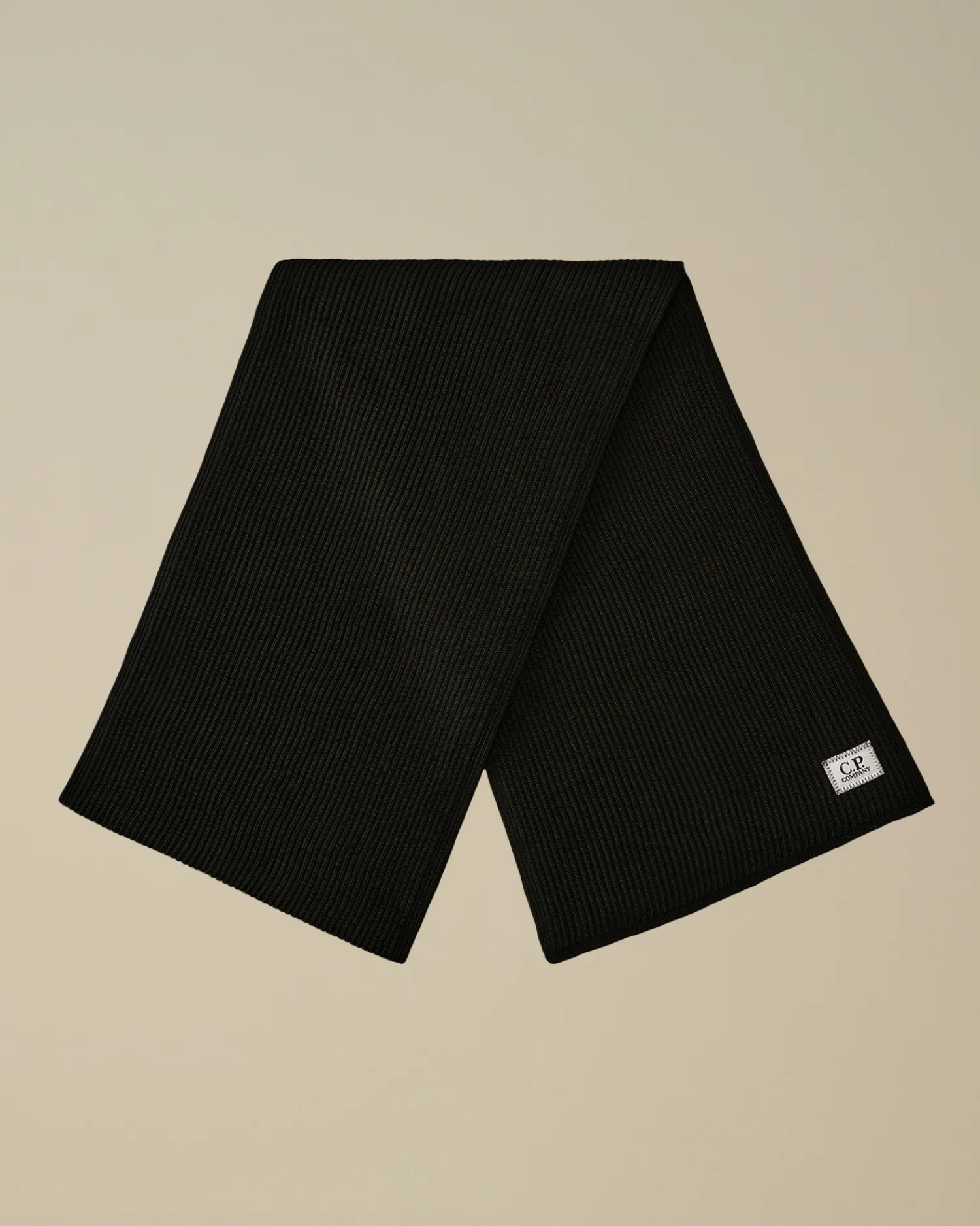 C.P. Company Altri Accessori>Re-Wool Knit Scarf Black