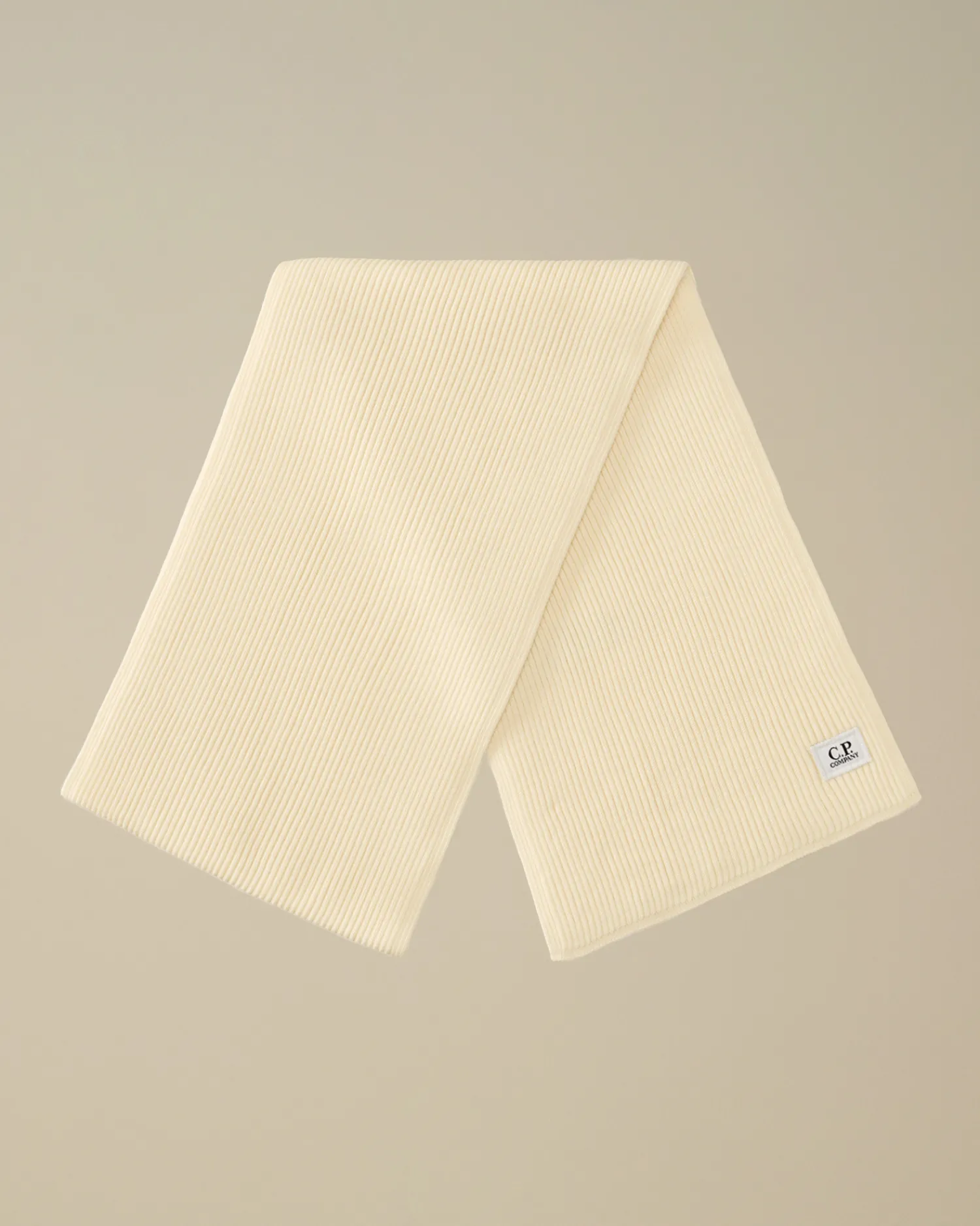 C.P. Company Altri Accessori>Re-Wool Knit Scarf Gauze White