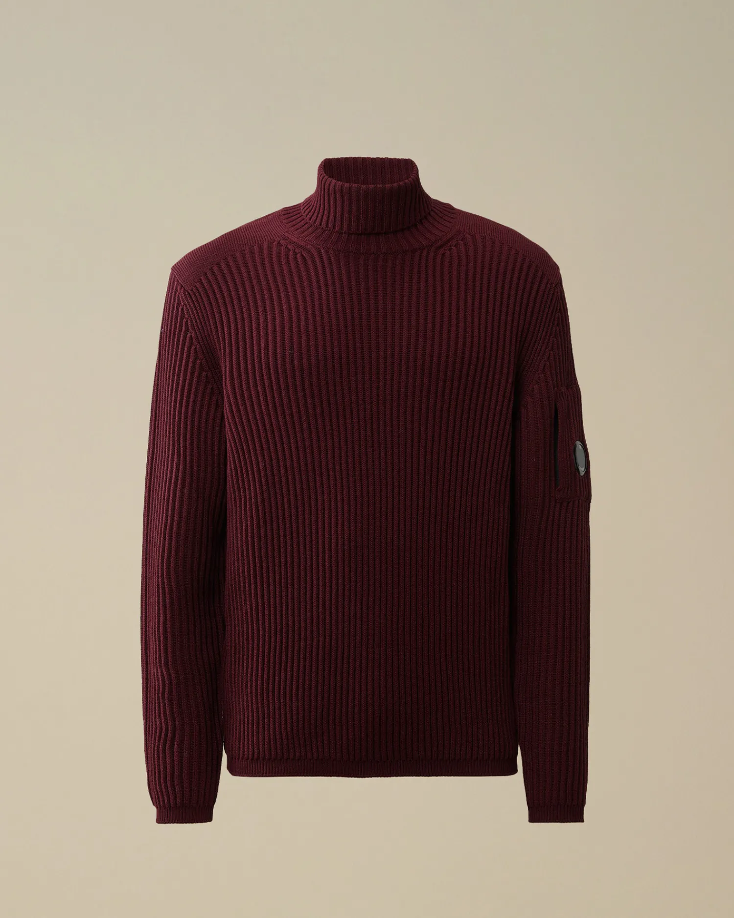 C.P. Company Maglieria>Re-Wool Turtleneck Knit Potent Purple