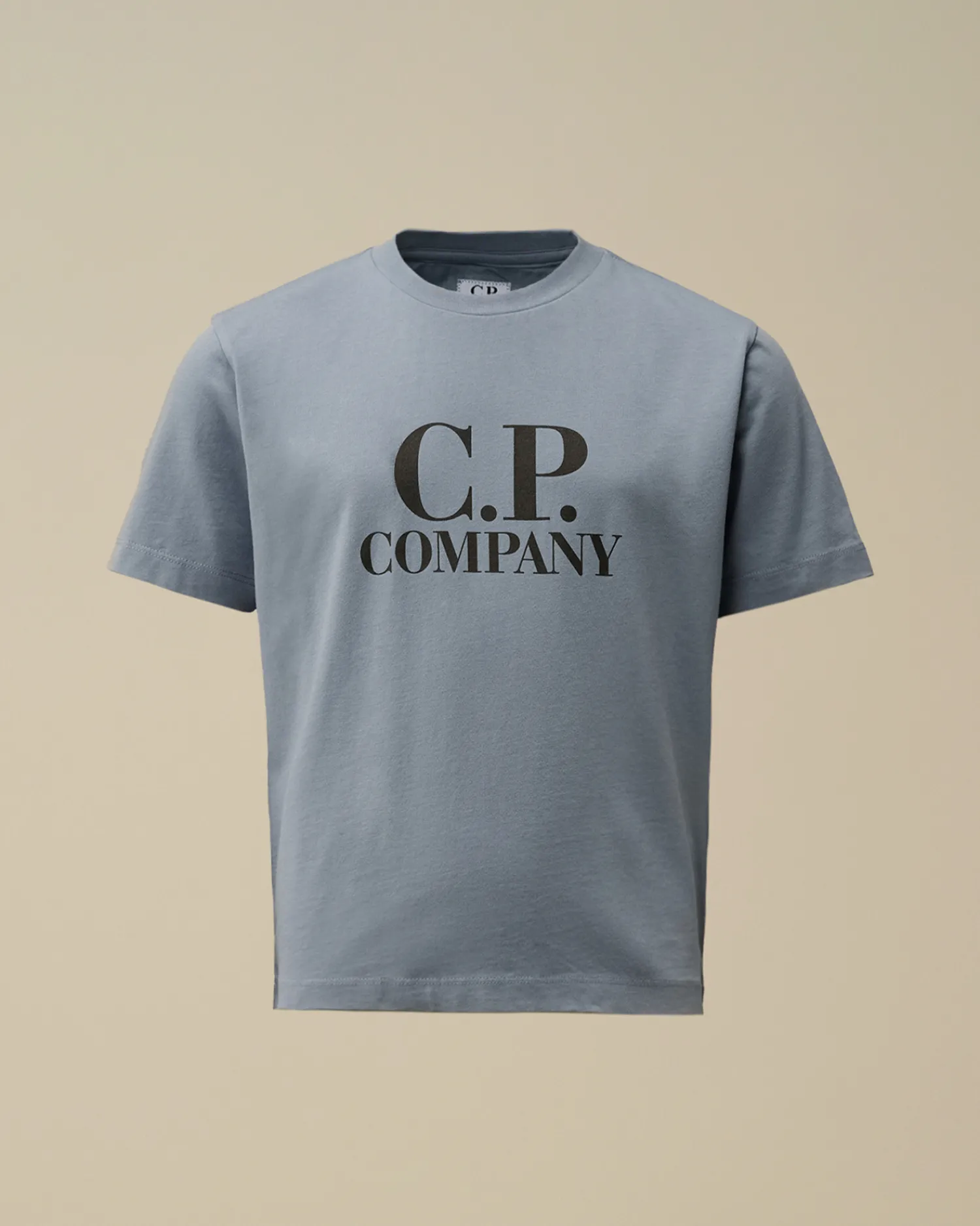 C.P. Company Abbigliamento 10-14 Anni>U16 Cotton Jersey 30/1 Goggle T-Shirt Flint Stone – Blue