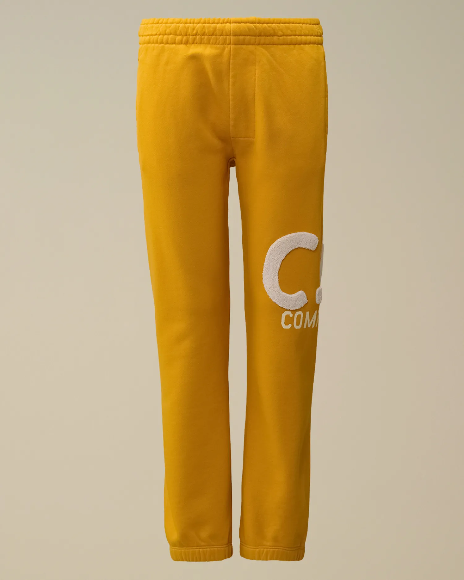 C.P. Company Abbigliamento 10-14 Anni>U16 Diagonal Fleece Big Logo Sweatpants Golden Rod - Yellow