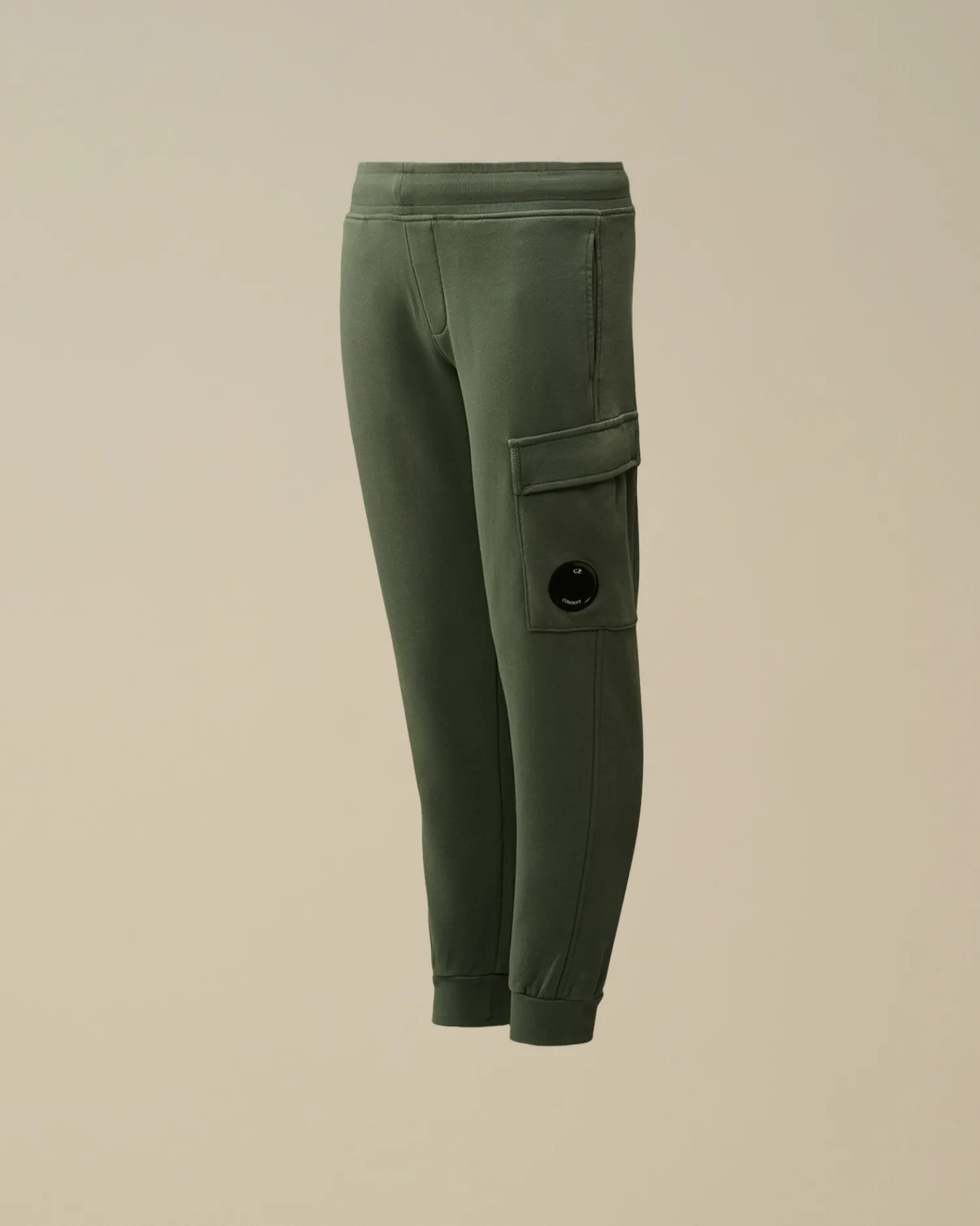 C.P. Company Abbigliamento 2-3 Anni>U16 Diagonal Fleece Lens Sweatpants Artichoke Green