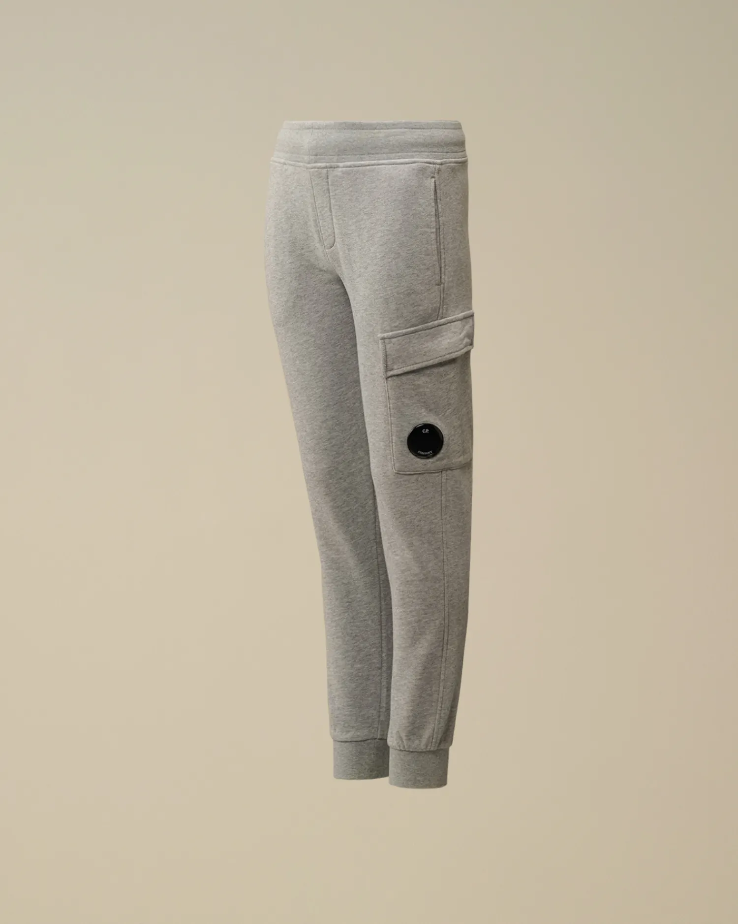 C.P. Company Abbigliamento 2-3 Anni>U16 Diagonal Fleece Lens Sweatpants Grey Melange