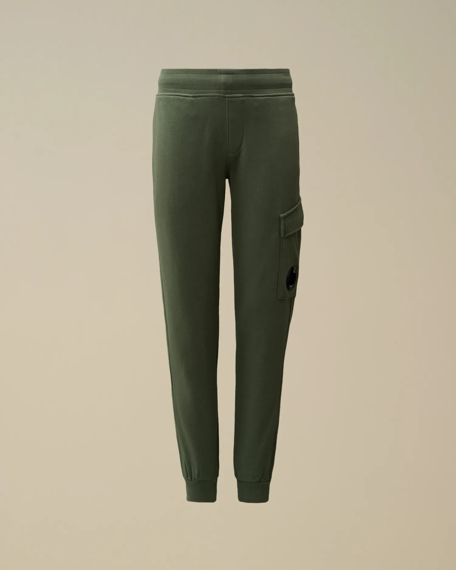 C.P. Company Abbigliamento 4-8 Anni>U16 Diagonal Fleece Lens Sweatpants Artichoke Green