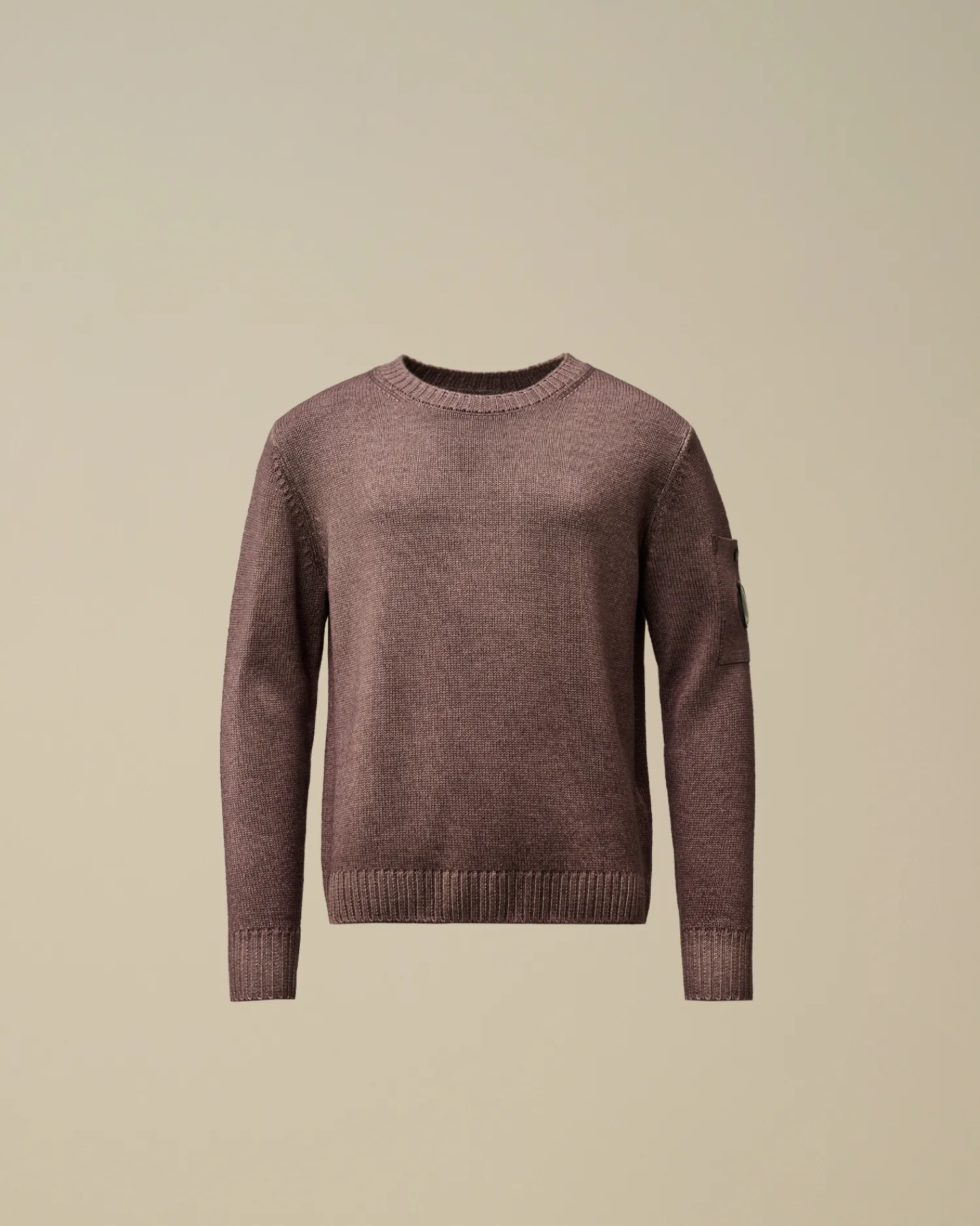 C.P. Company Abbigliamento 4-8 Anni>U16 Fast Dyed Merino Wool 7 Gauge Crew Neck Knit Purple Dove